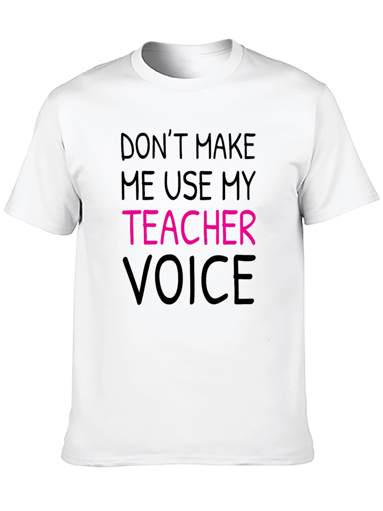 Black Teacher Voice T-Shirt - Funny Teacher Gift view 10