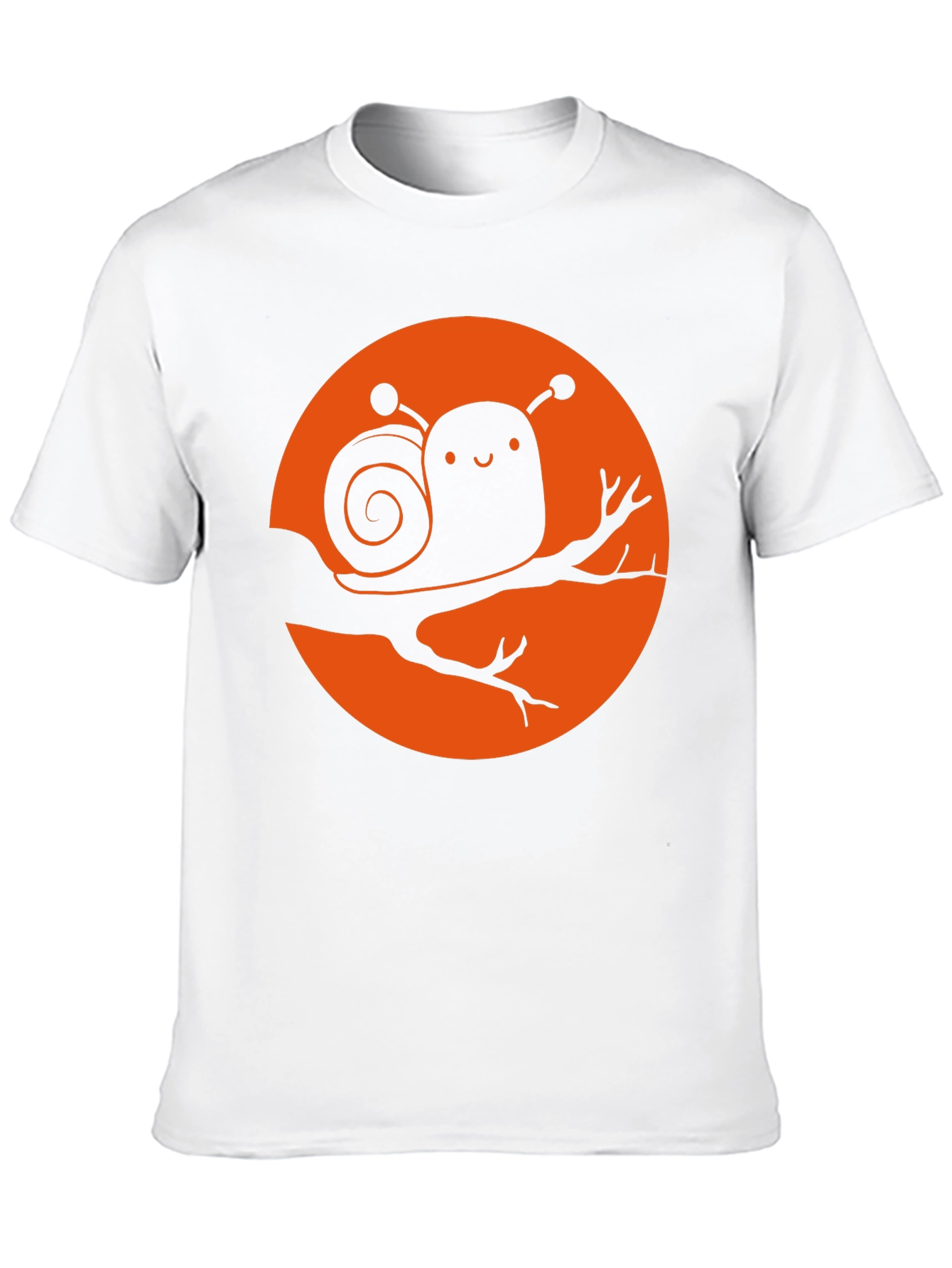 Black Cute Snail Graphic Tee - Unique Design view 10