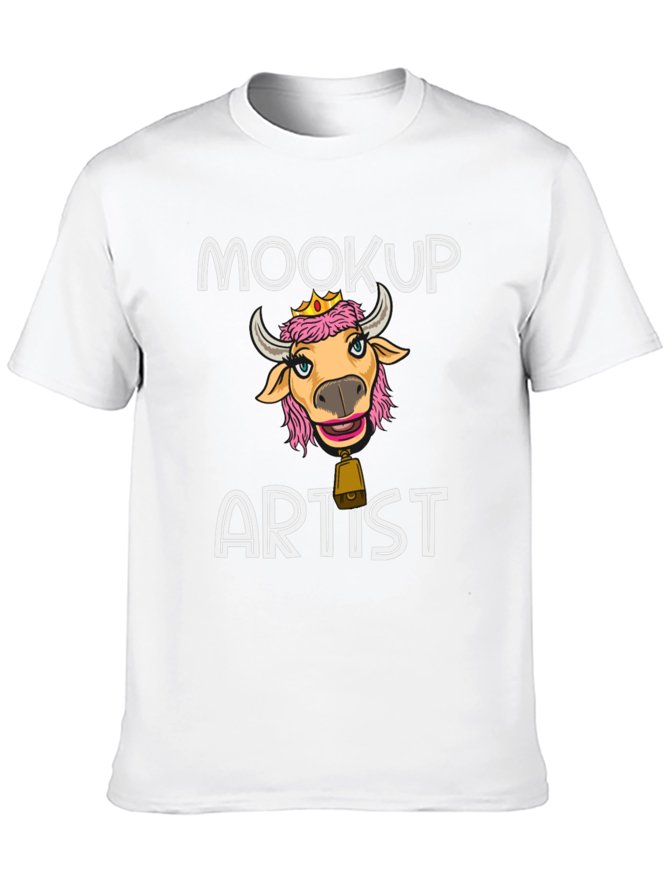 Black Moocup Artist Black T-Shirt view 10