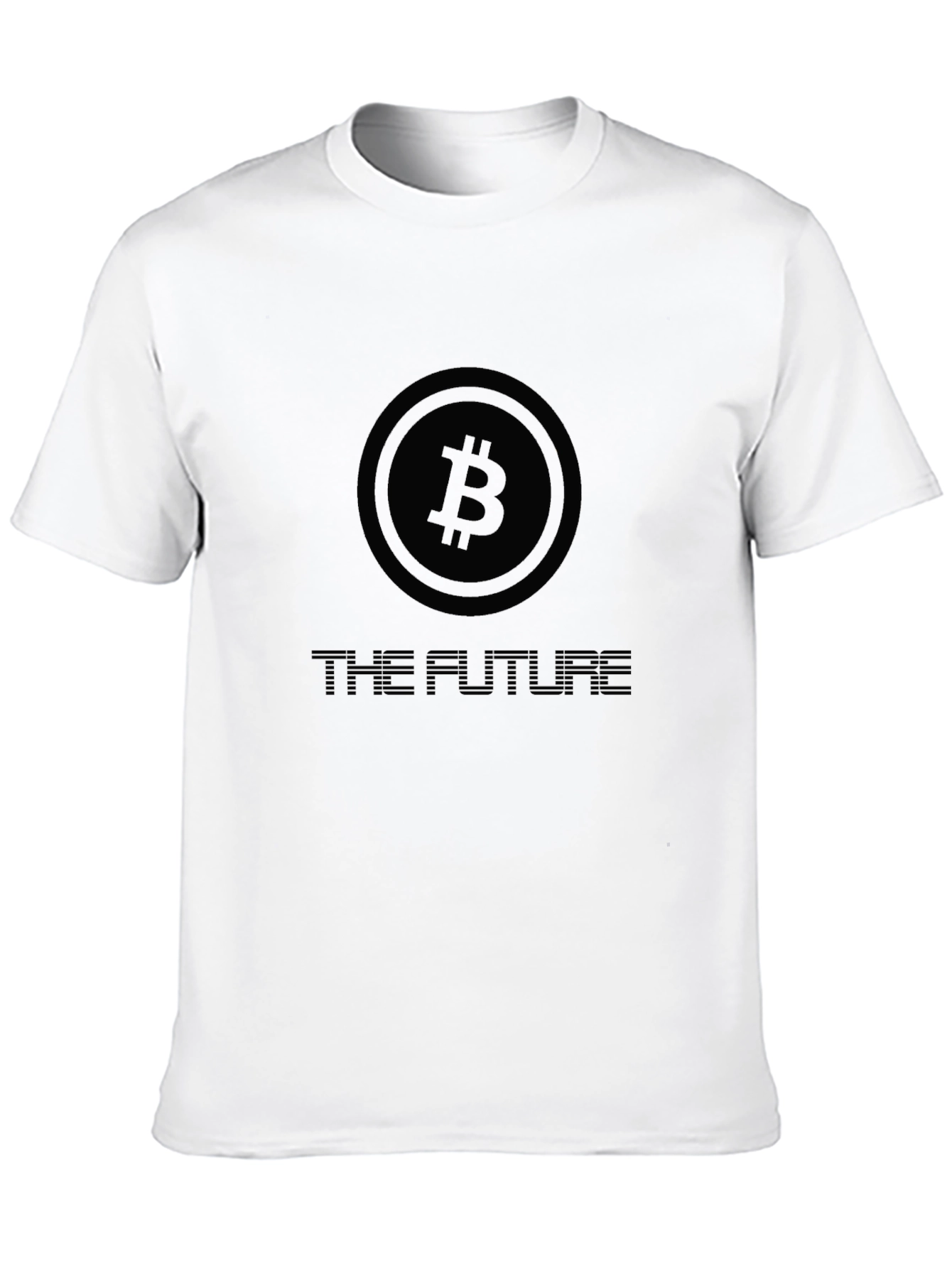 Black Bitcoin: The Future T-Shirt - Crypto Tee view 10