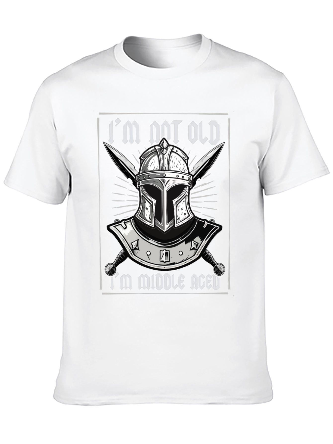 Black I'm Not Old I'm Middle Aged T-Shirt view 10