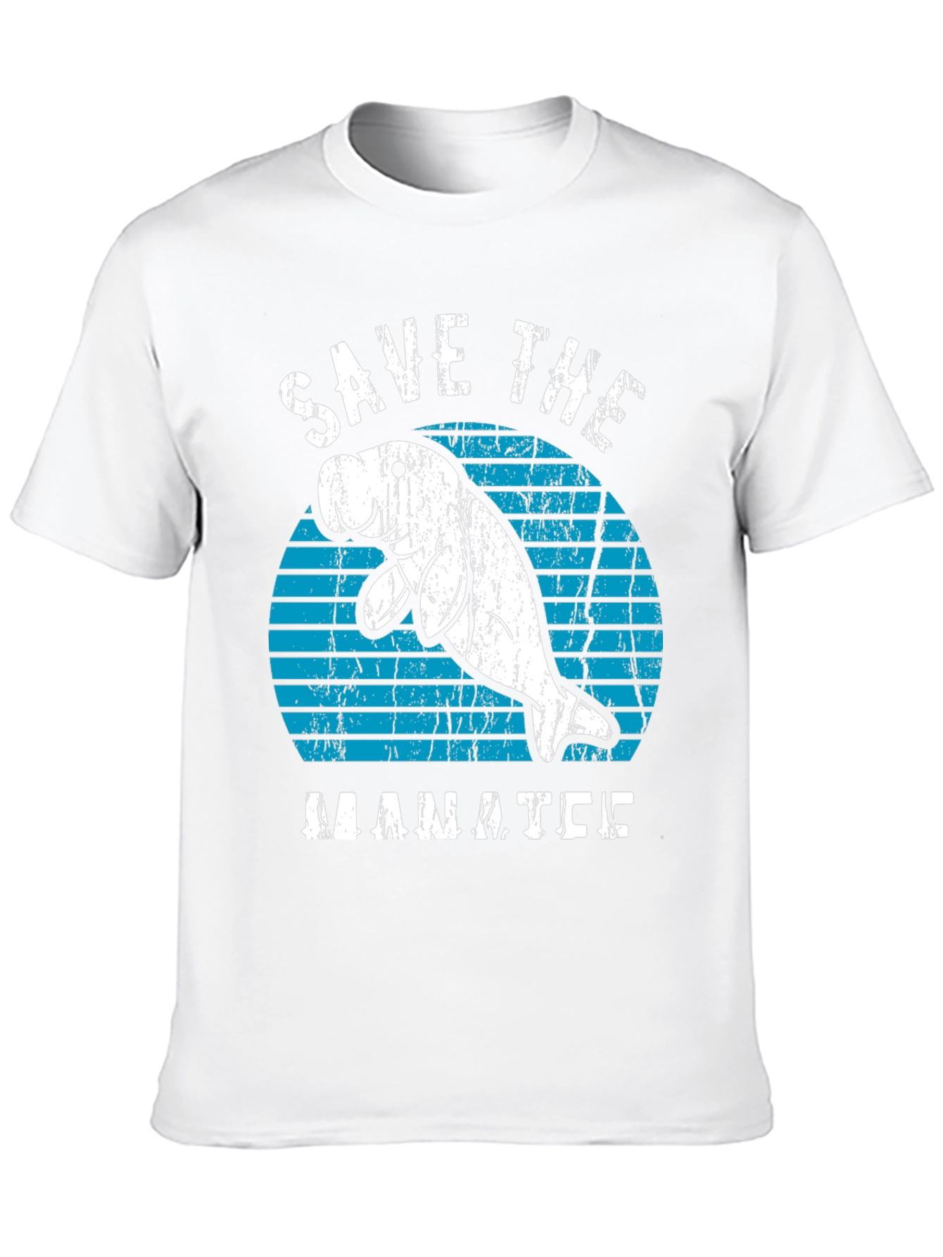 Black Save the Manatee T-Shirt view 10