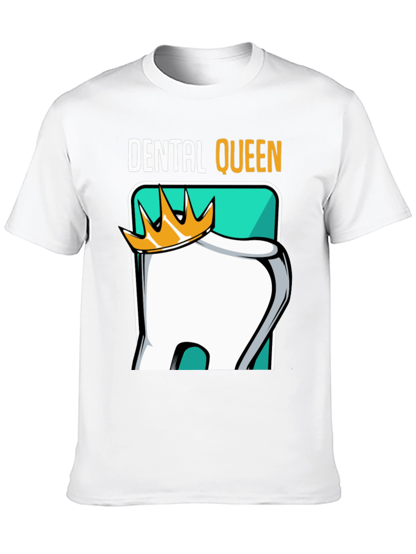 Black Dental Queen T-Shirt - Dentist Humor Tee view 10