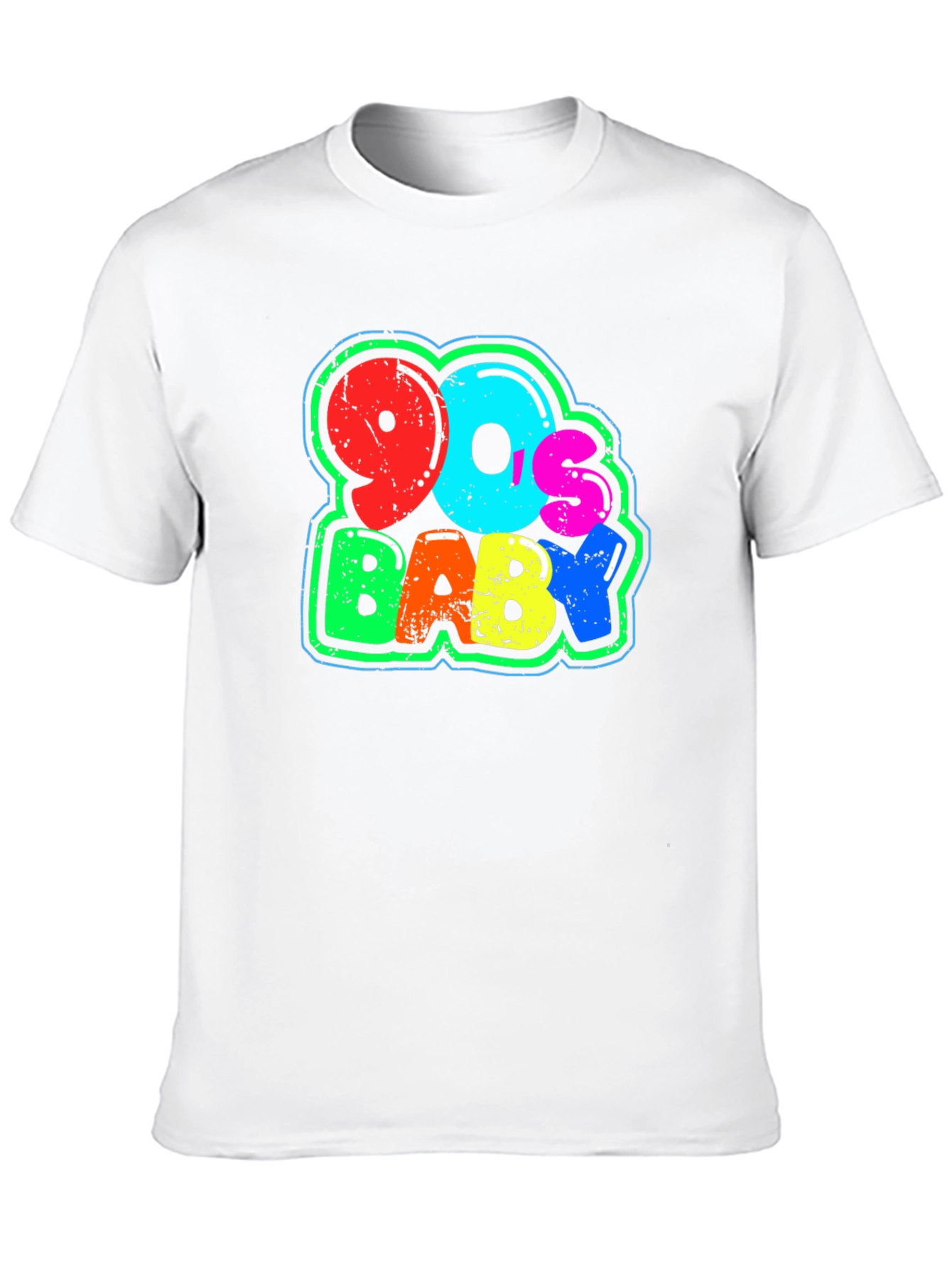 Black 90s Baby T-Shirt Black Cotton Blend view 10