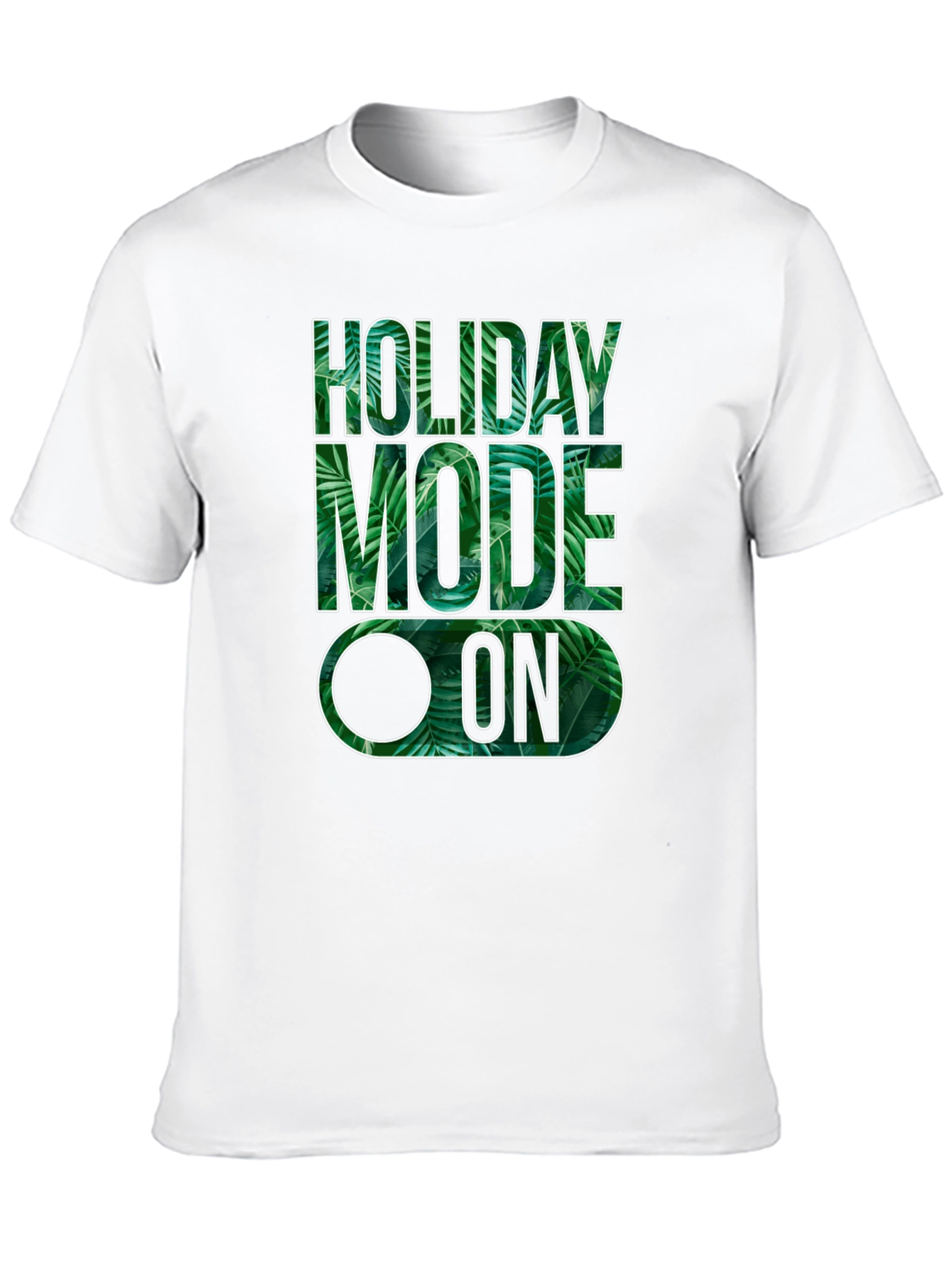 Black Holiday Mode On Graphic Tee view 10