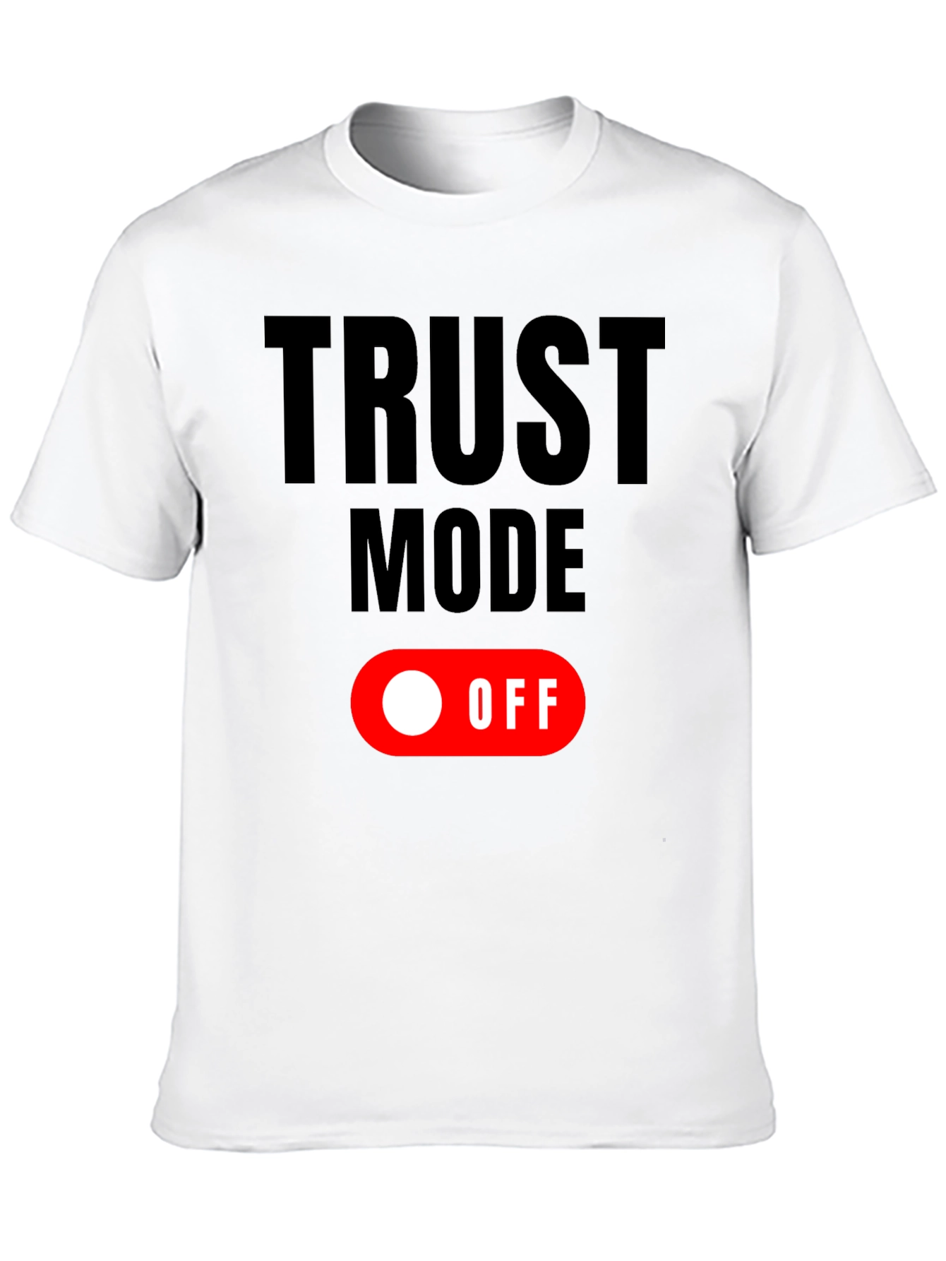 Black Trust Mode: OFF Graphic T-Shirt - Black view 10