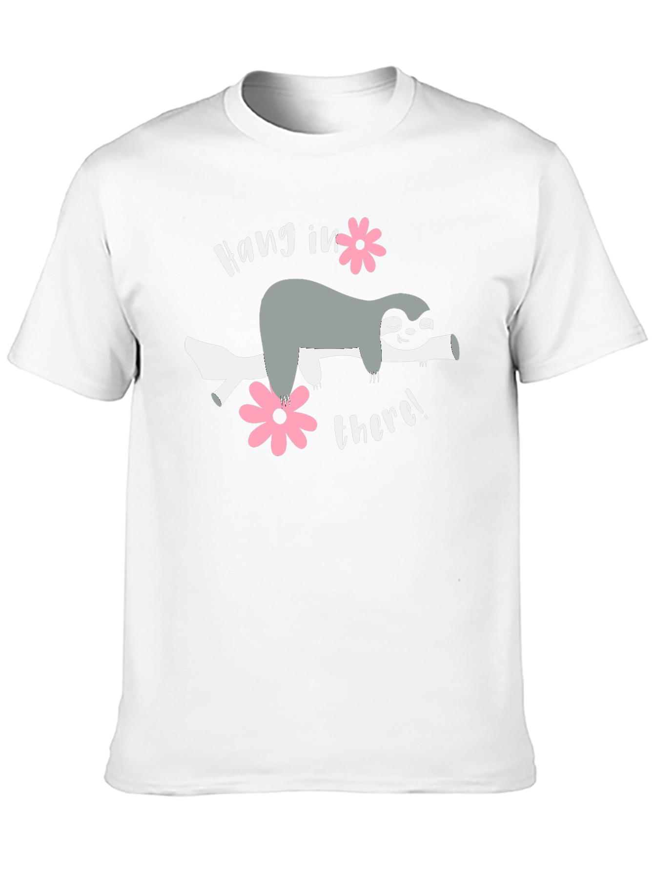 Black Hang In There Sloth Graphic Tee view 10