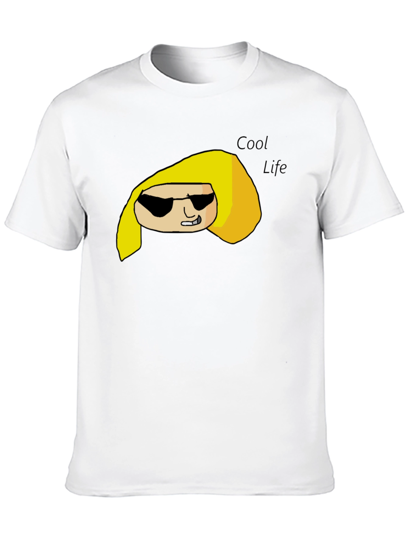 Black Cool Life Graphic Tee view 10