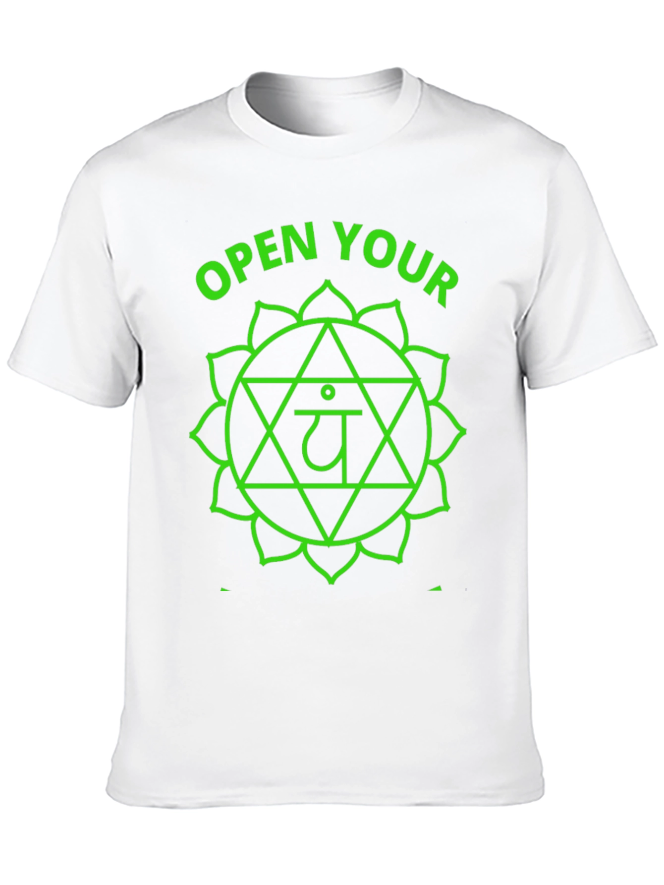 Black Open Your Heart Chakra T-Shirt - Spiritual Tee view 10