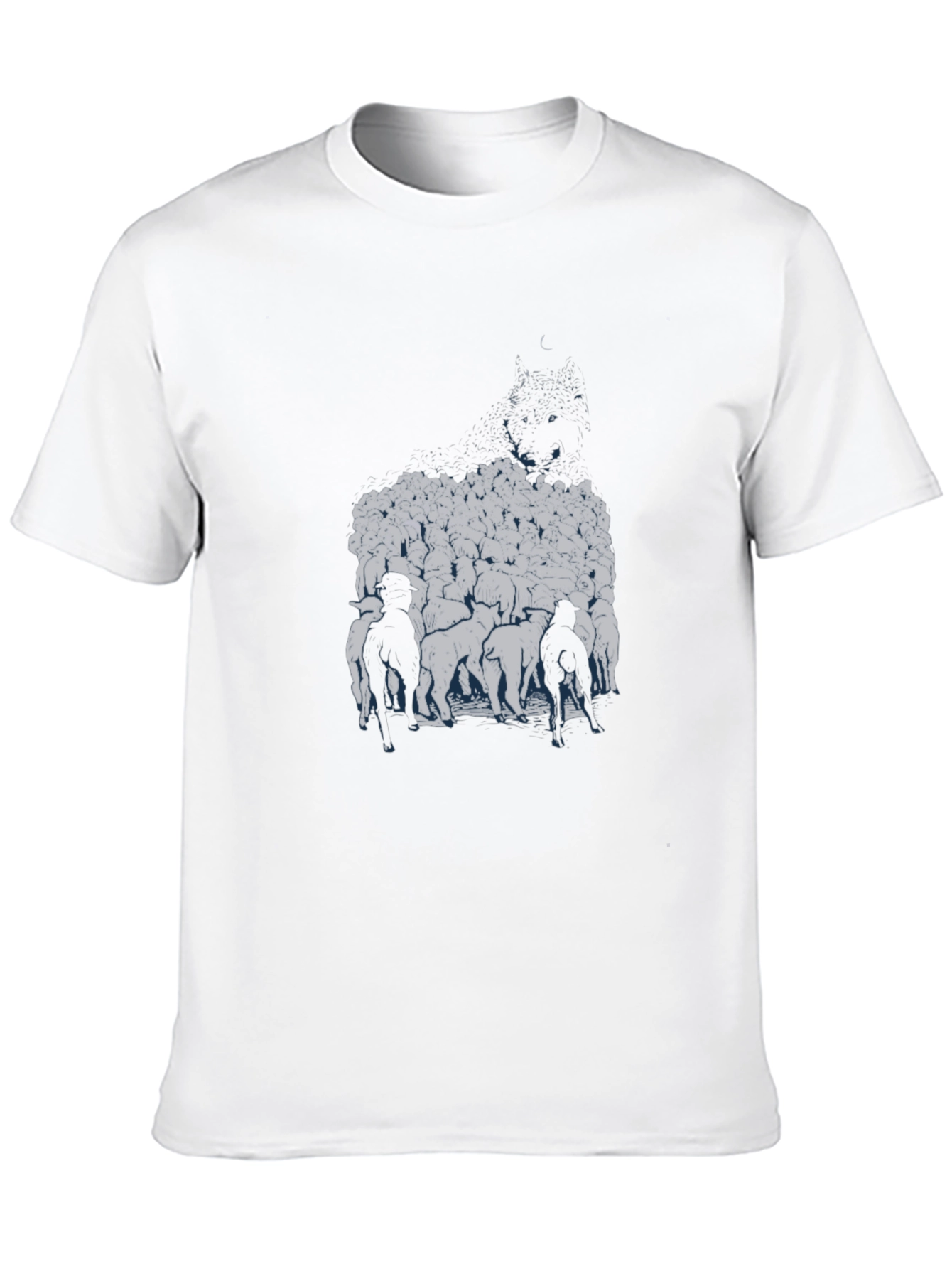 Black Herd Mentality Black Graphic Tee view 10
