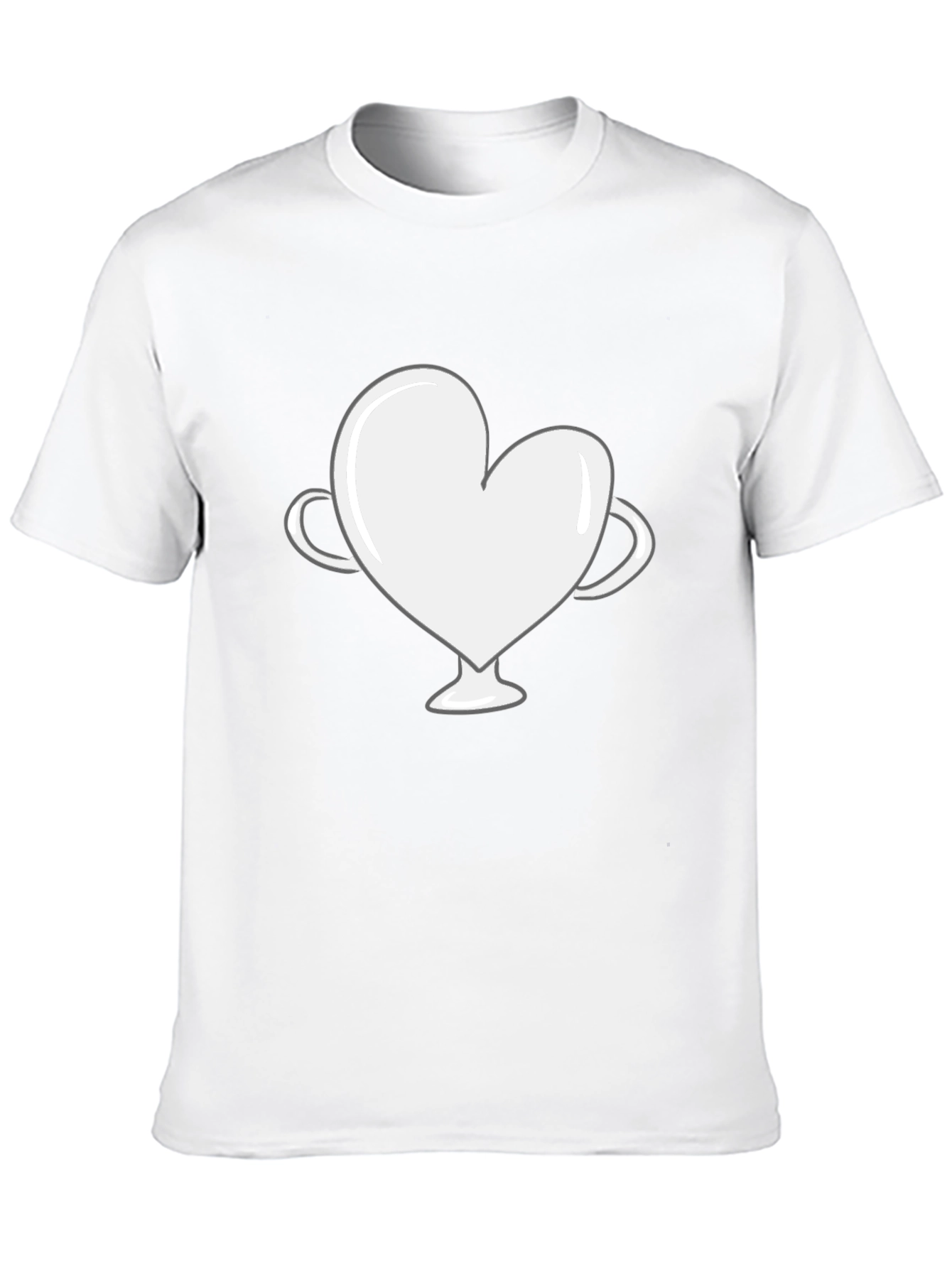 Black Heart Trophy Graphic Tee - Love Wins T-Shirt view 10