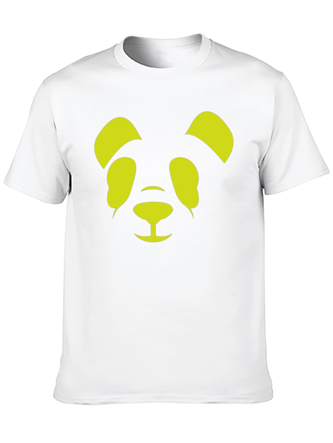 Black Cool Panda Graphic Tee - Black Cotton Blend T-Shirt view 10