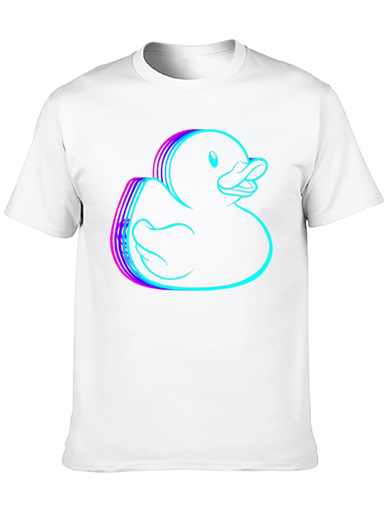 Black Neon Rubber Duck Graphic Tee - Black view 10