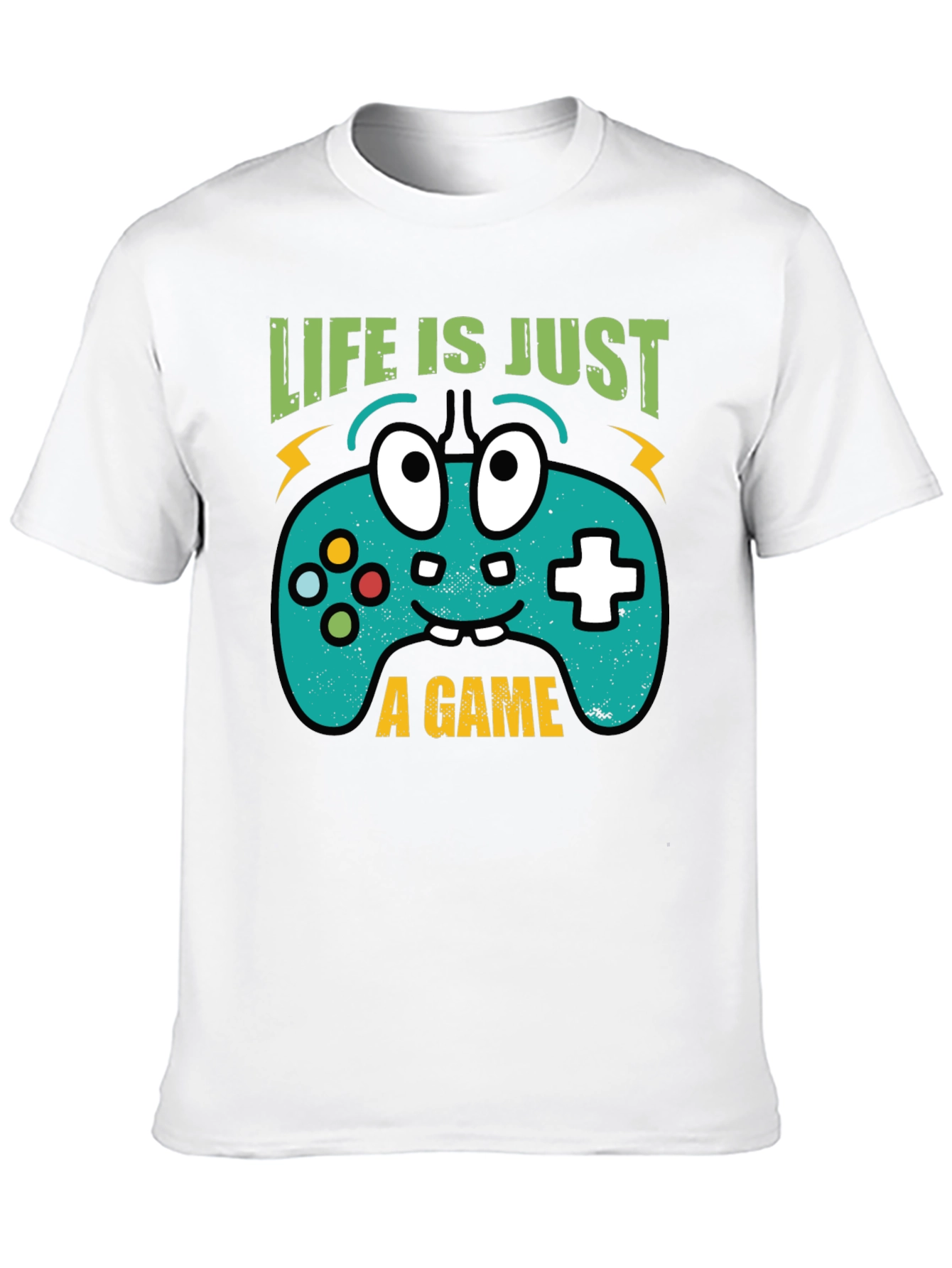 Black Life is Just a Game Funny Gamer T-Shirt view 10