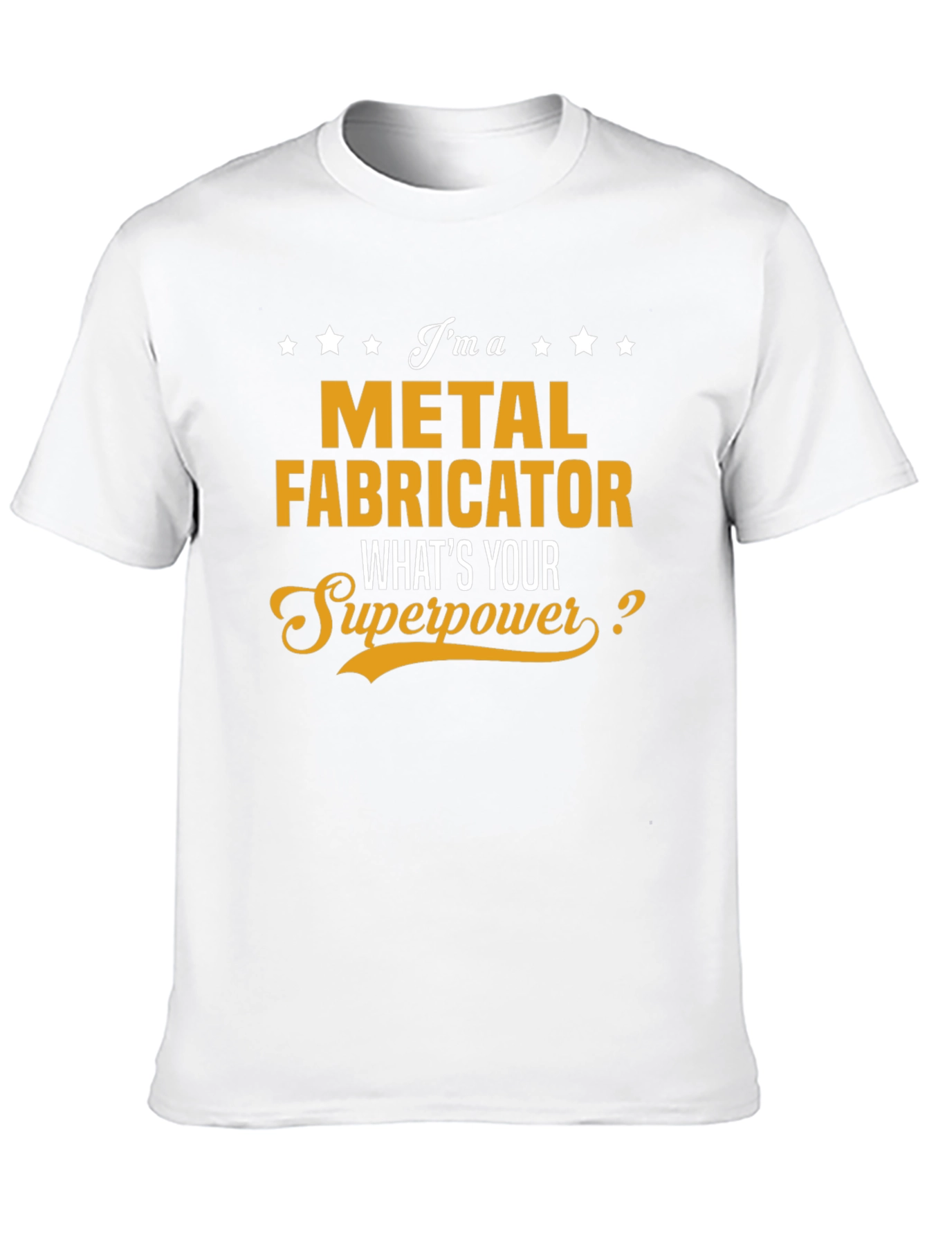 Black Metal Fabricator Superpower T-Shirt view 10
