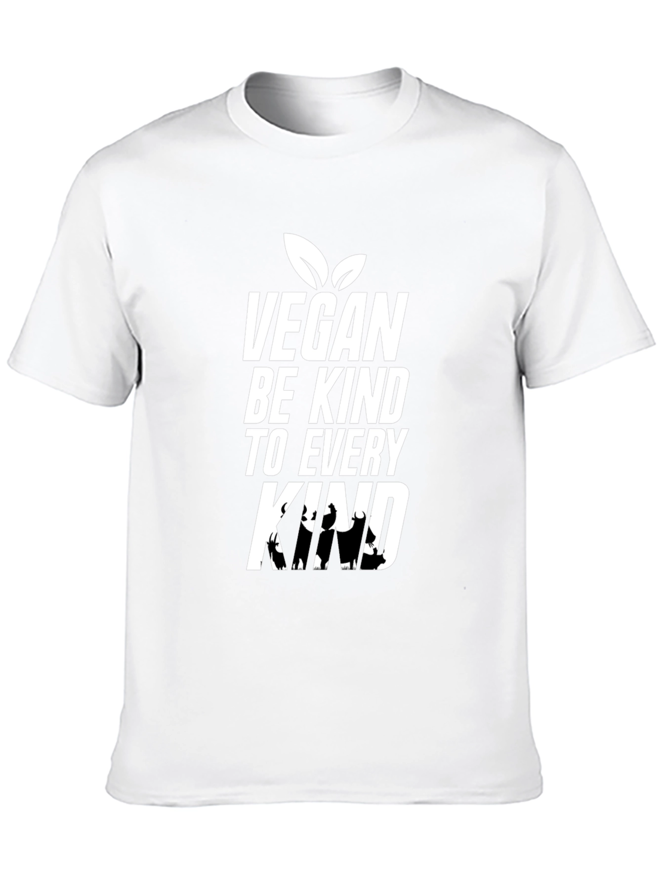 Black Vegan Be Kind T-Shirt, Animal Lover Tee view 10