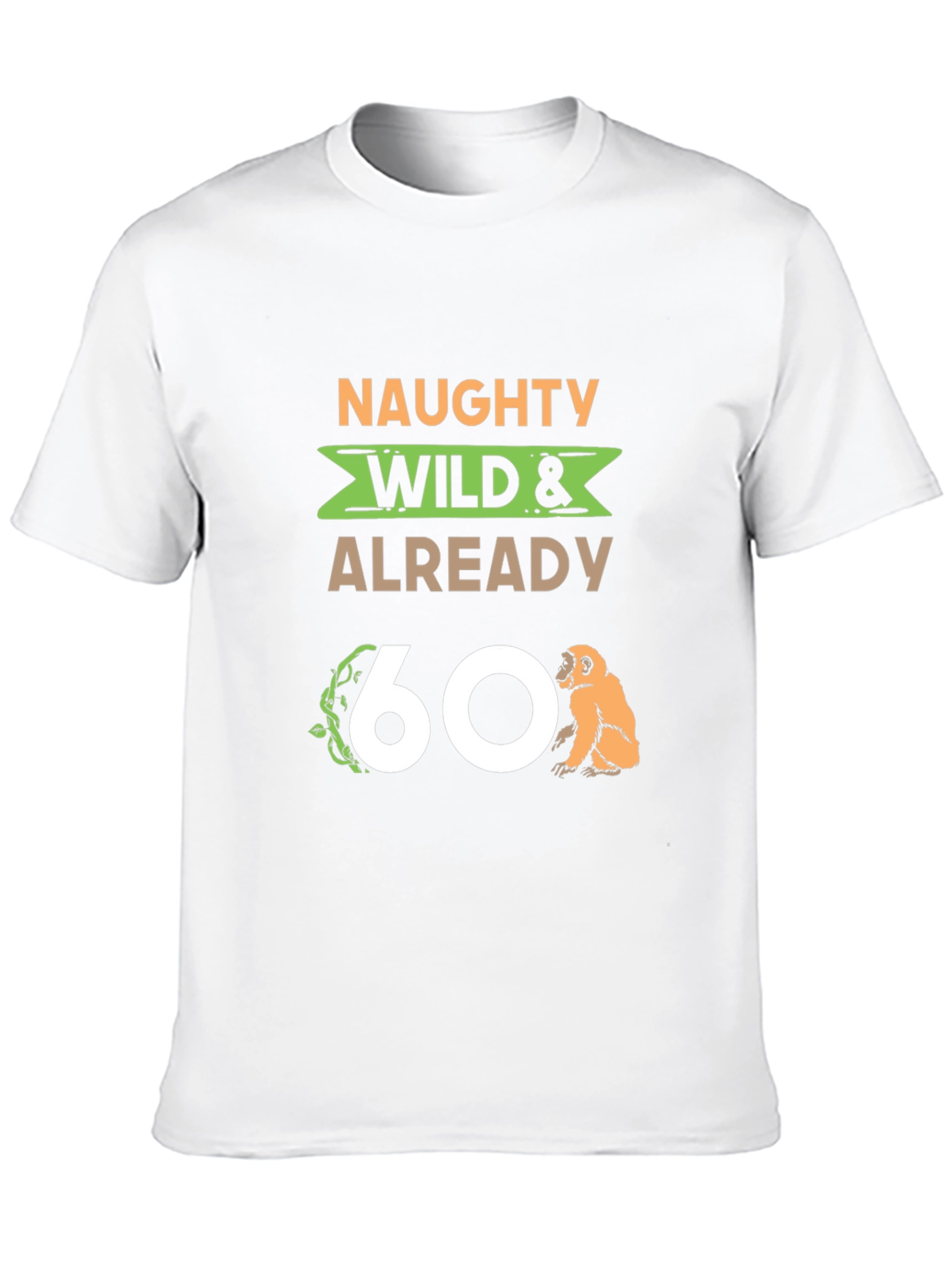 Black Naughty Wild & Already 60 T-Shirt view 10