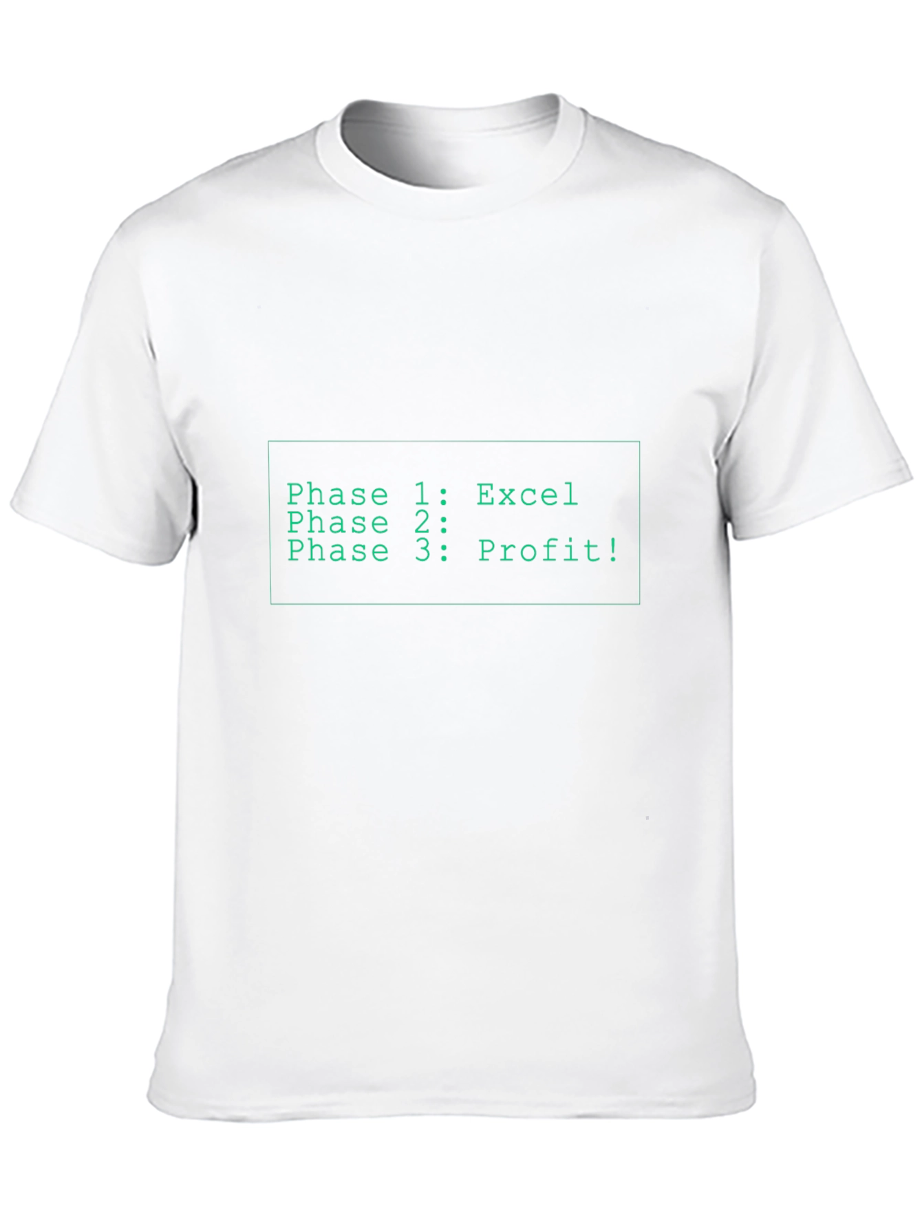 Black Excel Profit T-Shirt - Funny Business Analyst Tee view 10