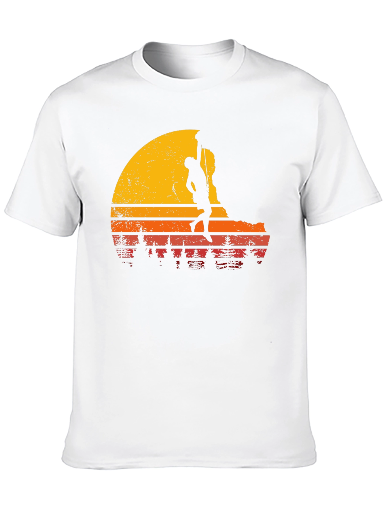 Black Retro Climbing T-Shirt - Adventure Awaits! view 10