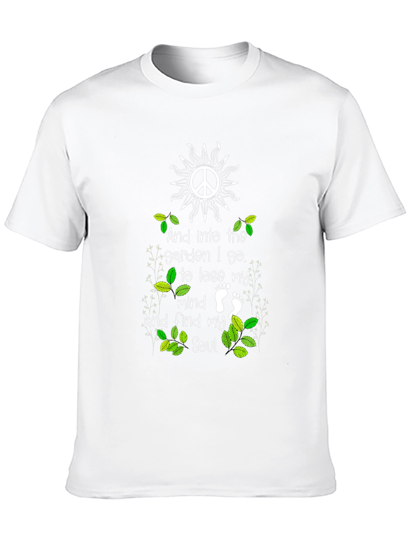 Black Garden Soul T-Shirt - Nature Lover's Tee view 10