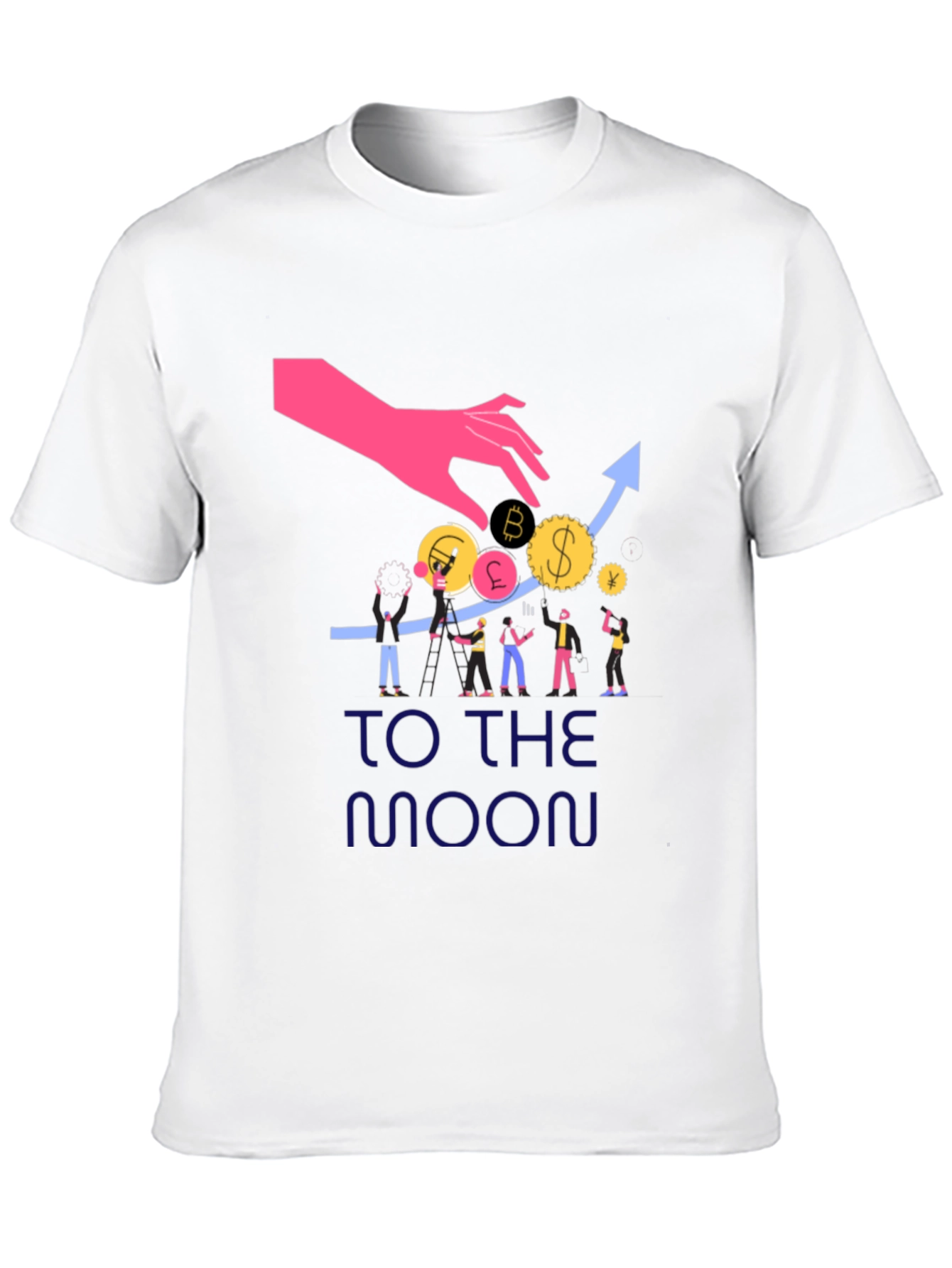 Black To the Moon Graphic Tee view 10