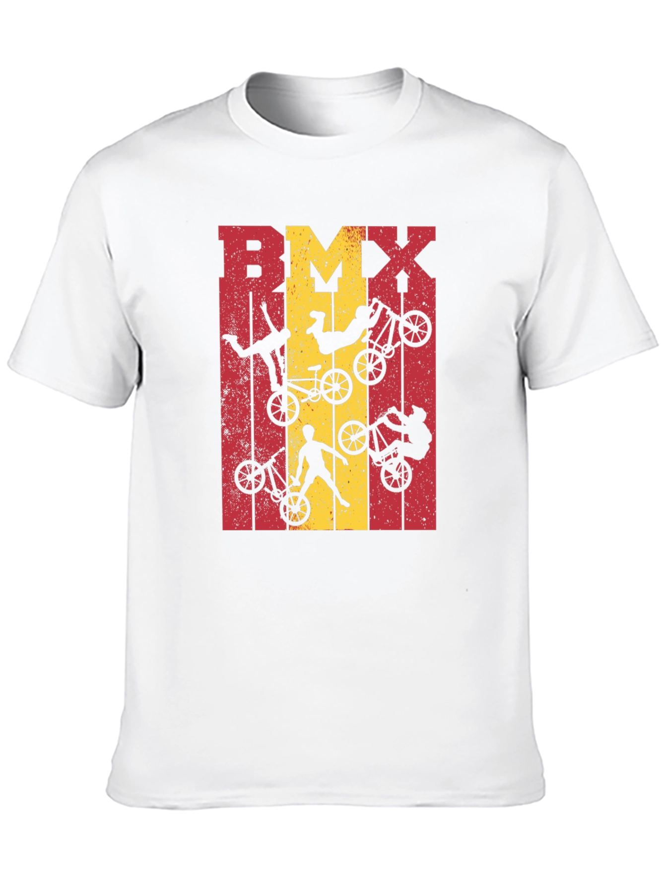 Black BMX Stunt Rider Graphic T-Shirt view 10