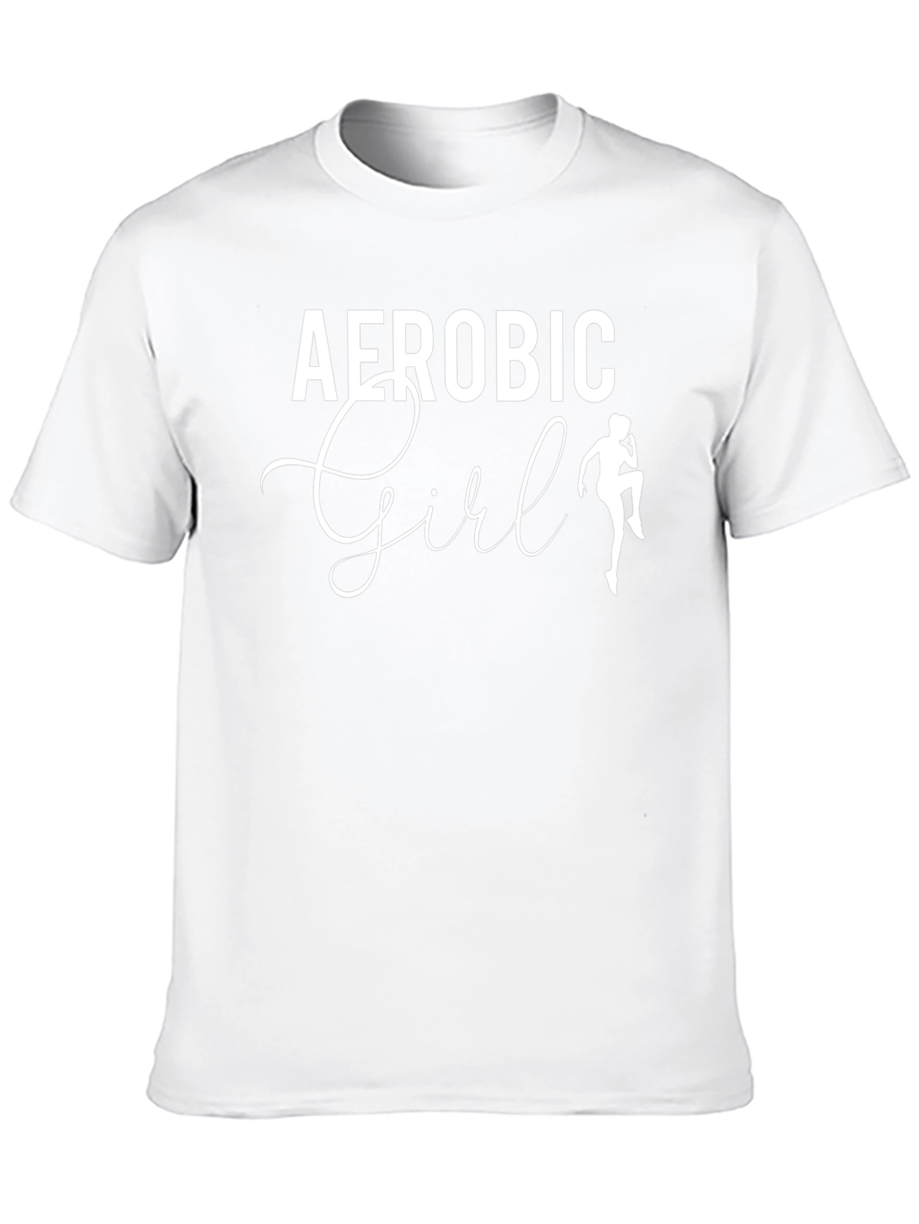 Black Aerobic Girl Black T-Shirt - Workout Fashion view 10