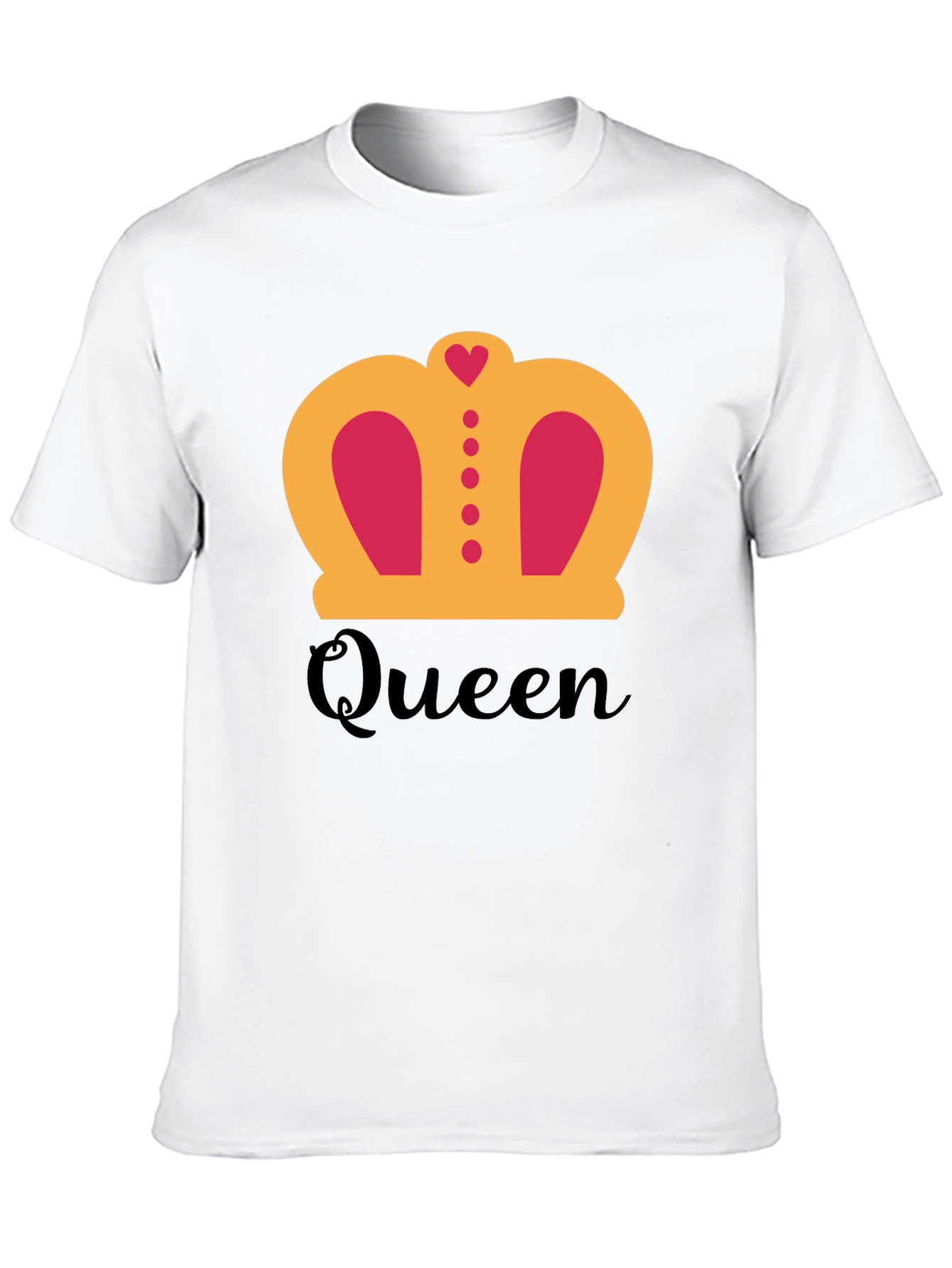 Black Queen Crown Graphic T-Shirt - Black view 10