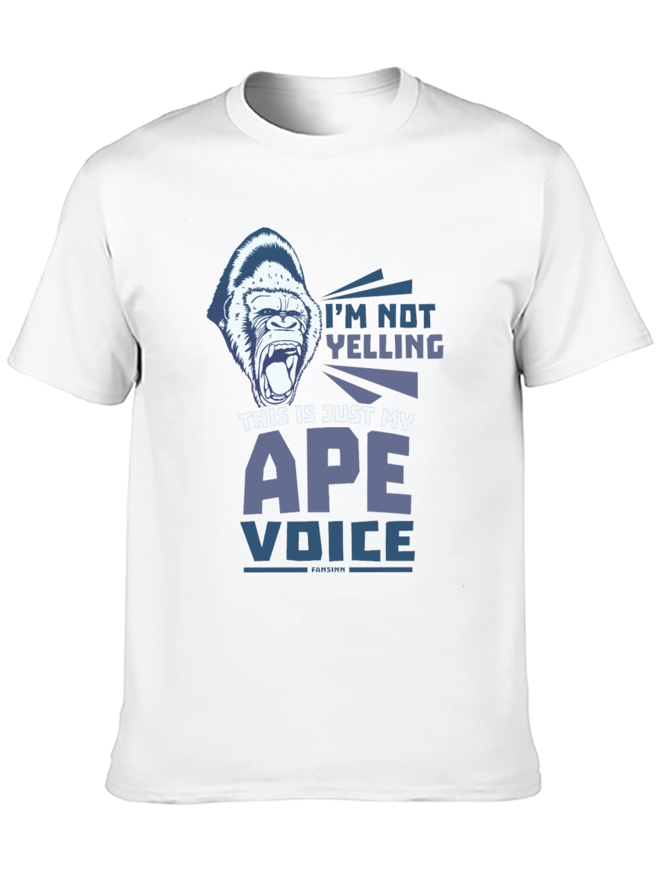 Black Ape Voice Men's Black T-Shirt view 10