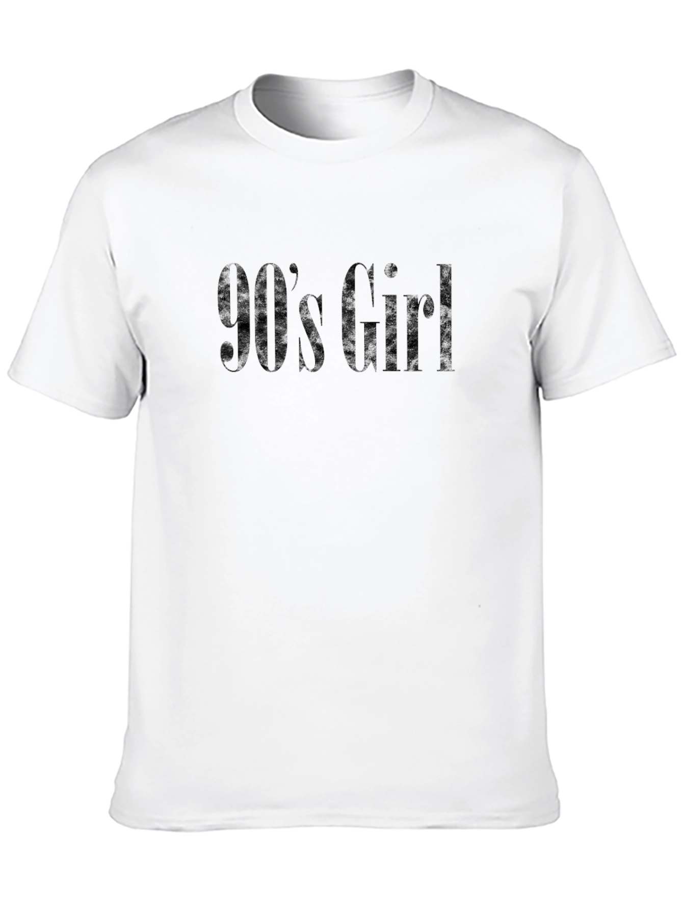 Black 90's Girl Black Graphic Tee view 10