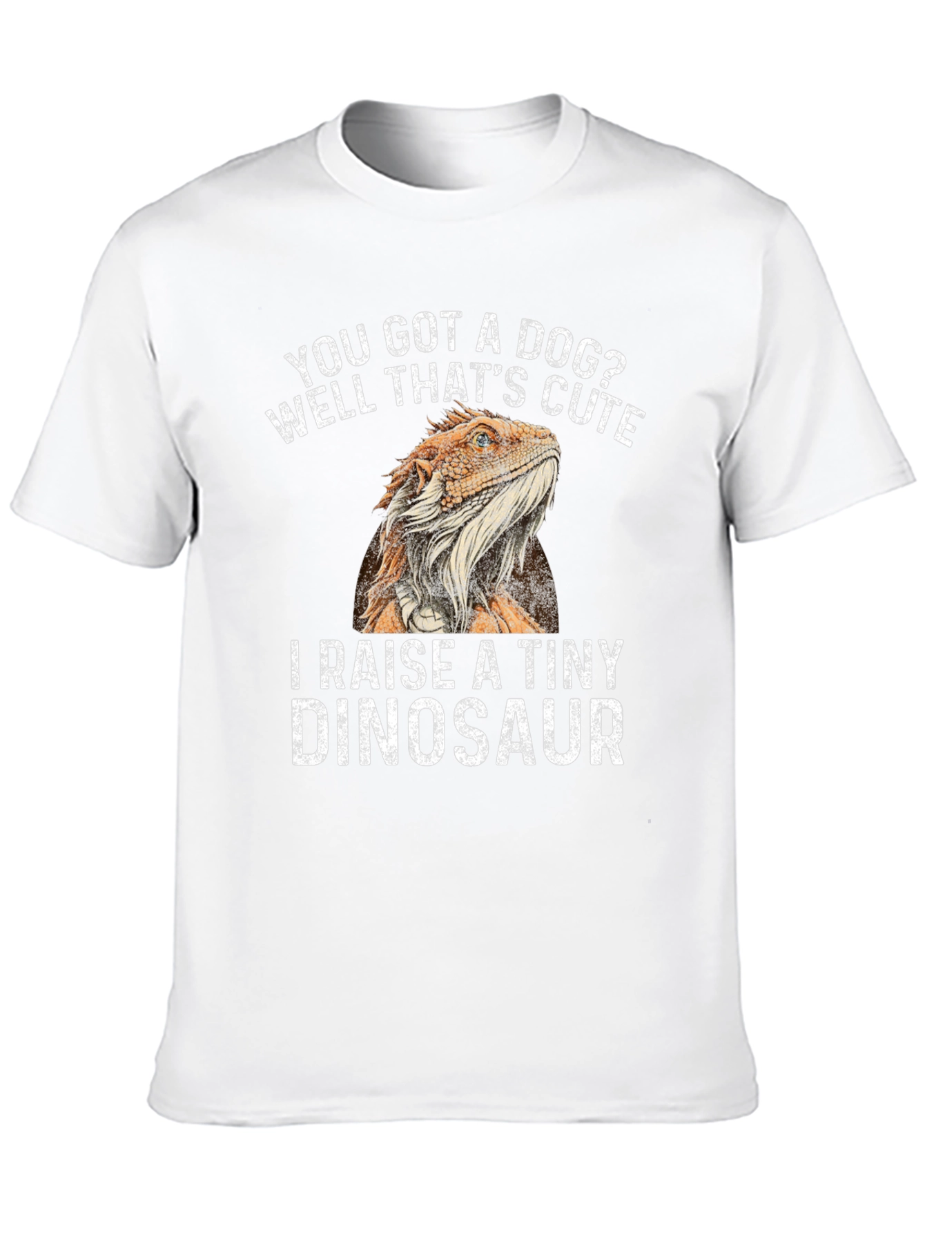 Black You Got a Dog? I Raise a Tiny Dinosaur T-Shirt view 10