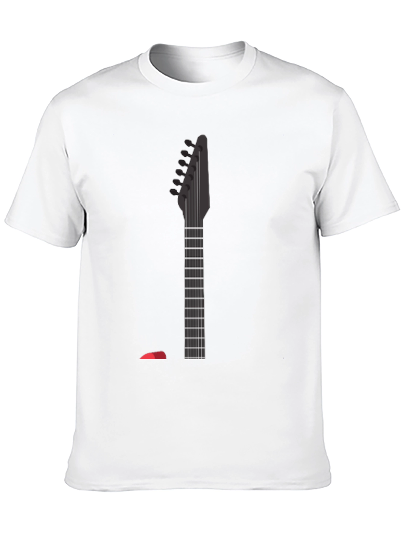 Black Guitar Neck Graphic Tee - Rock On! view 10