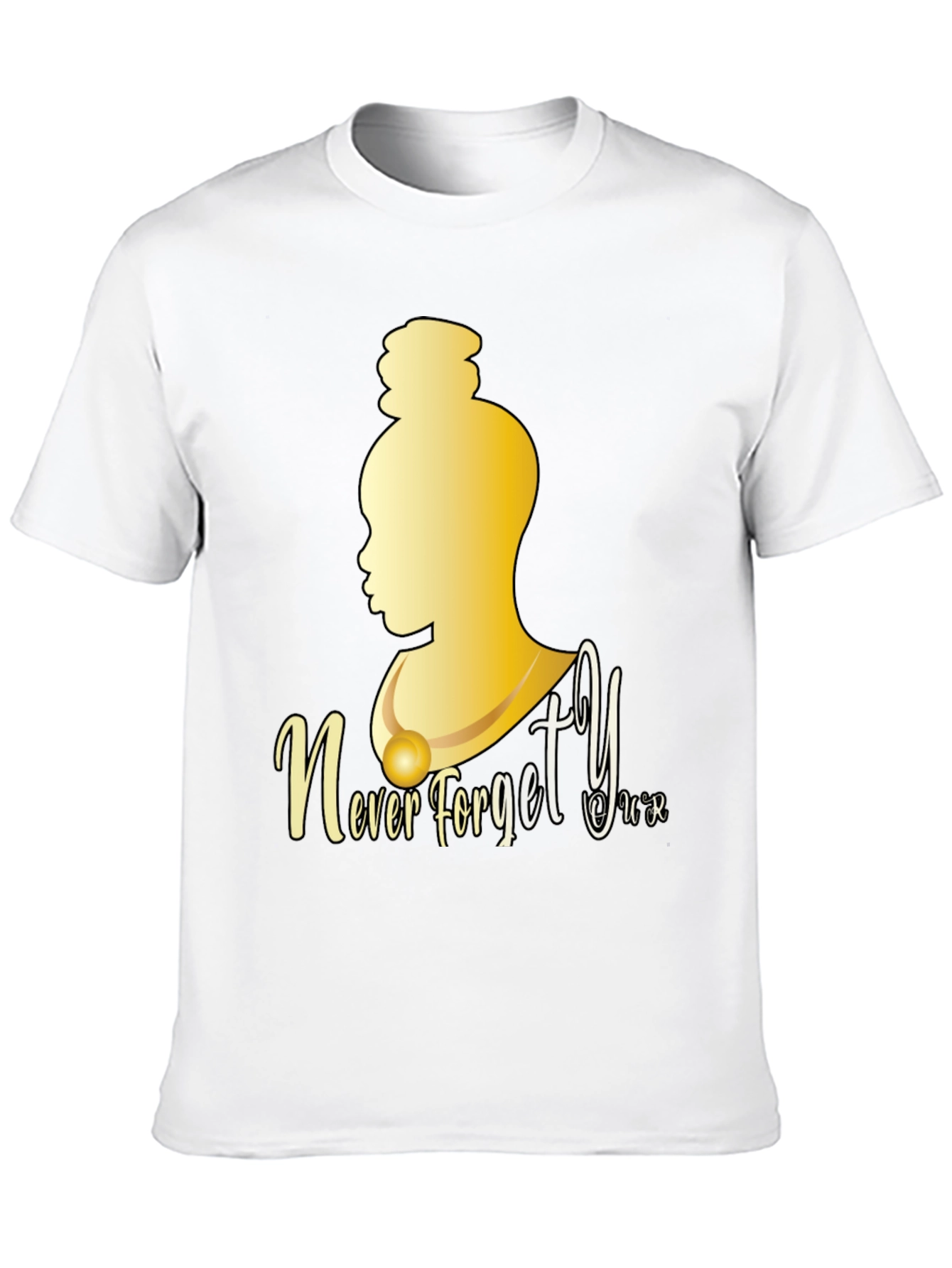 Black Never Forget Your Roots Black T-Shirt view 10