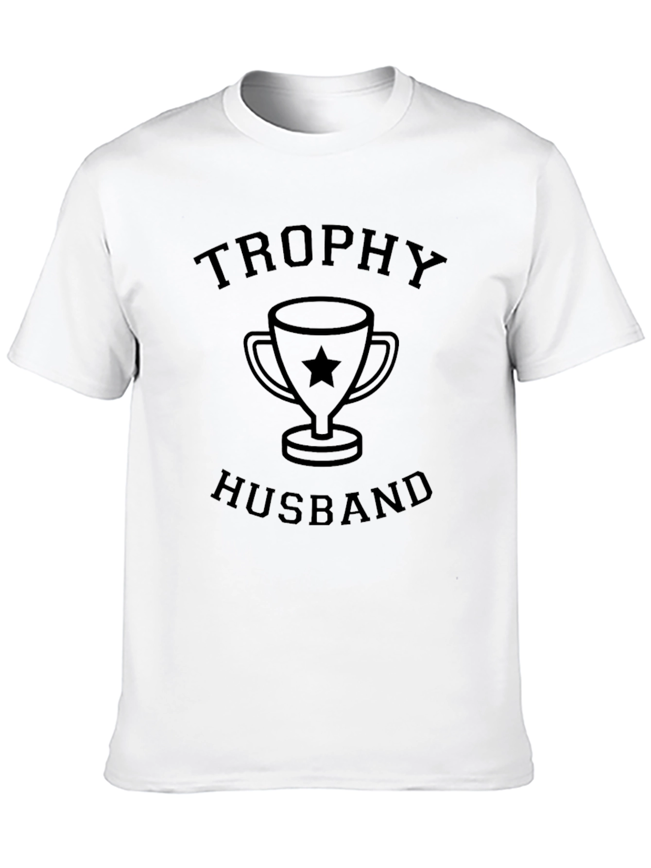 Black Trophy Husband Graphic Tee - Black T-Shirt view 10