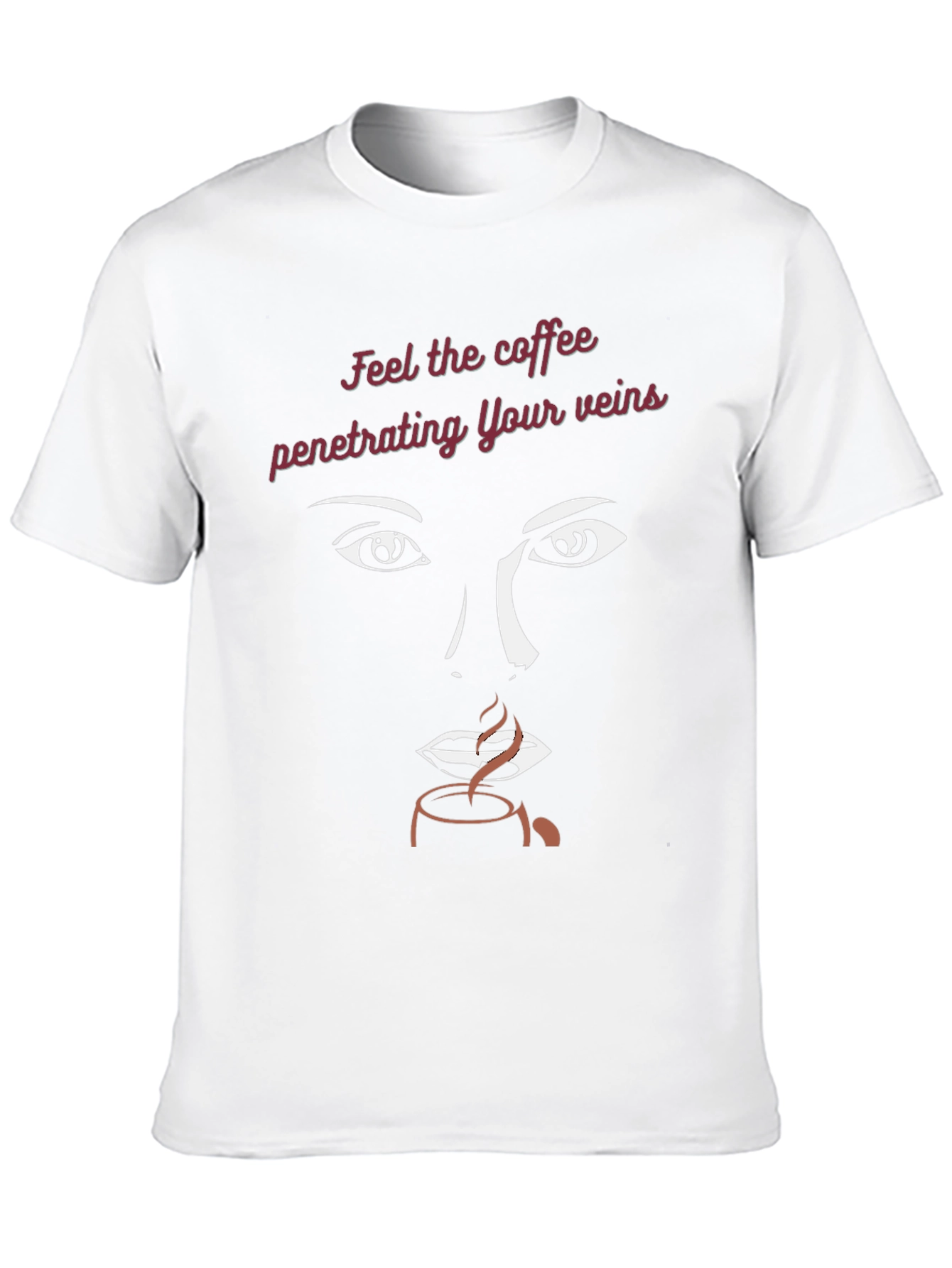 Black Coffee Veins Graphic Tee view 10