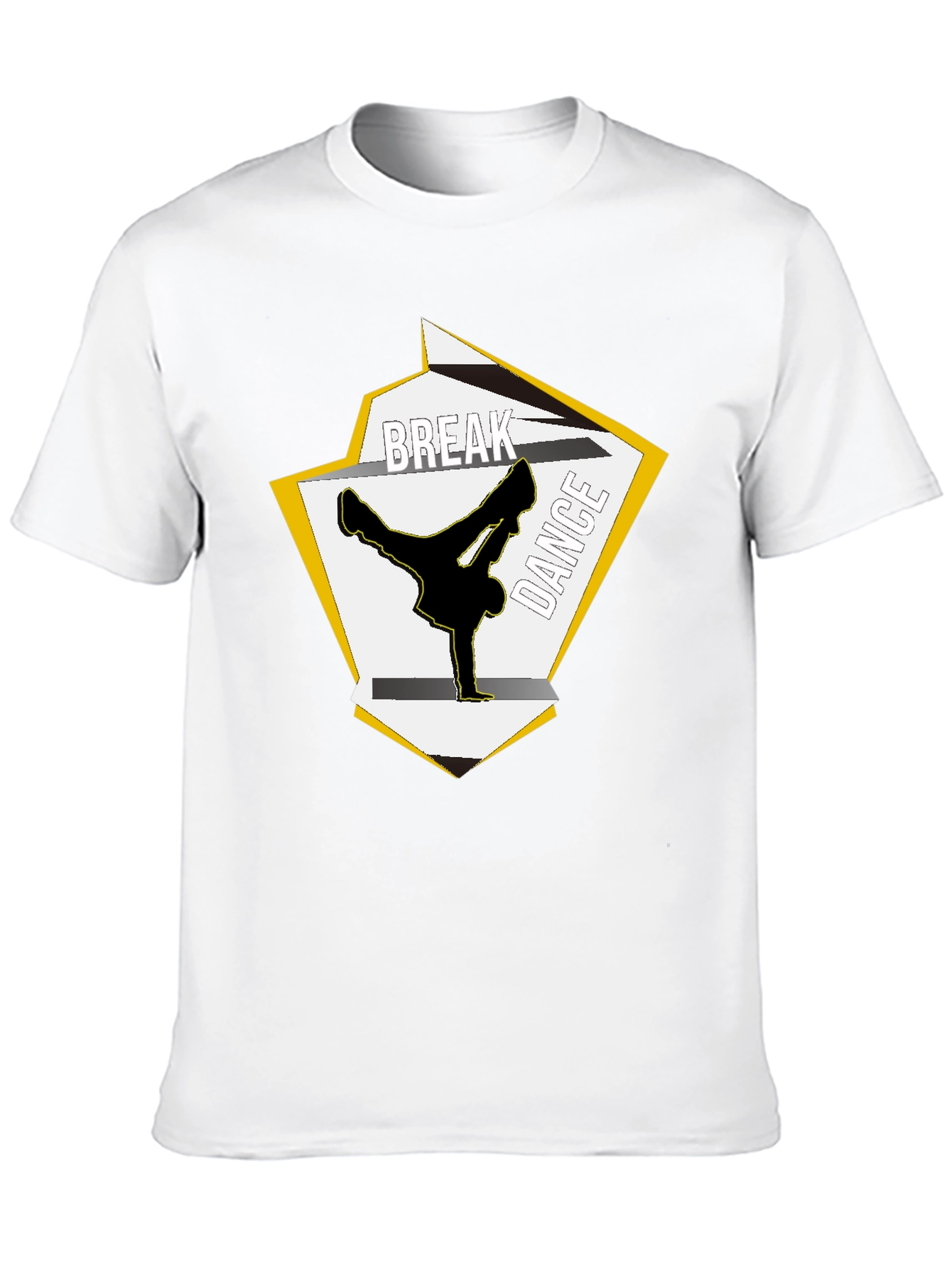 Black Break Dance Graphic T-Shirt - Urban Style view 10