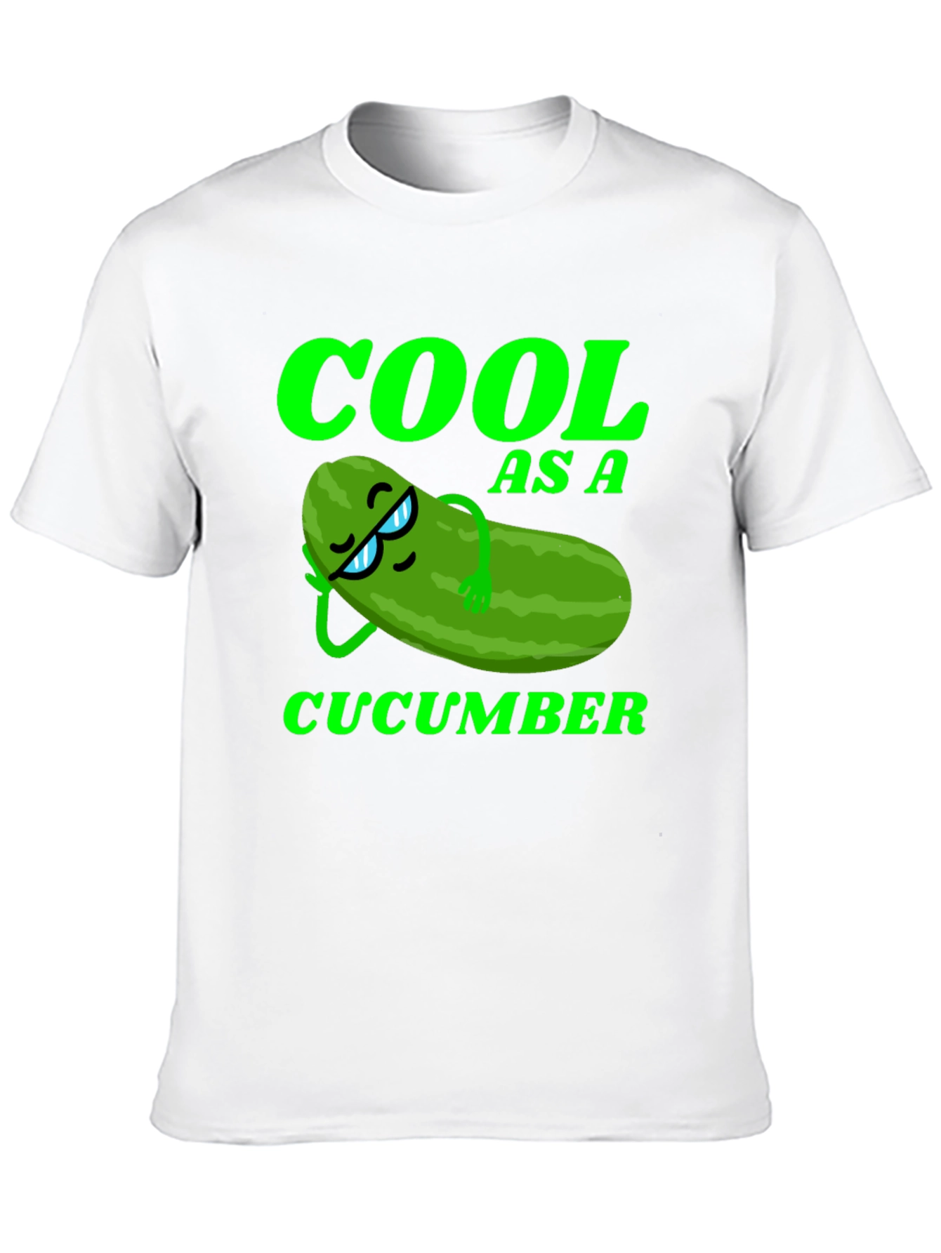 Black Cool As A Cucumber Graphic Tee - Relaxed Style view 10
