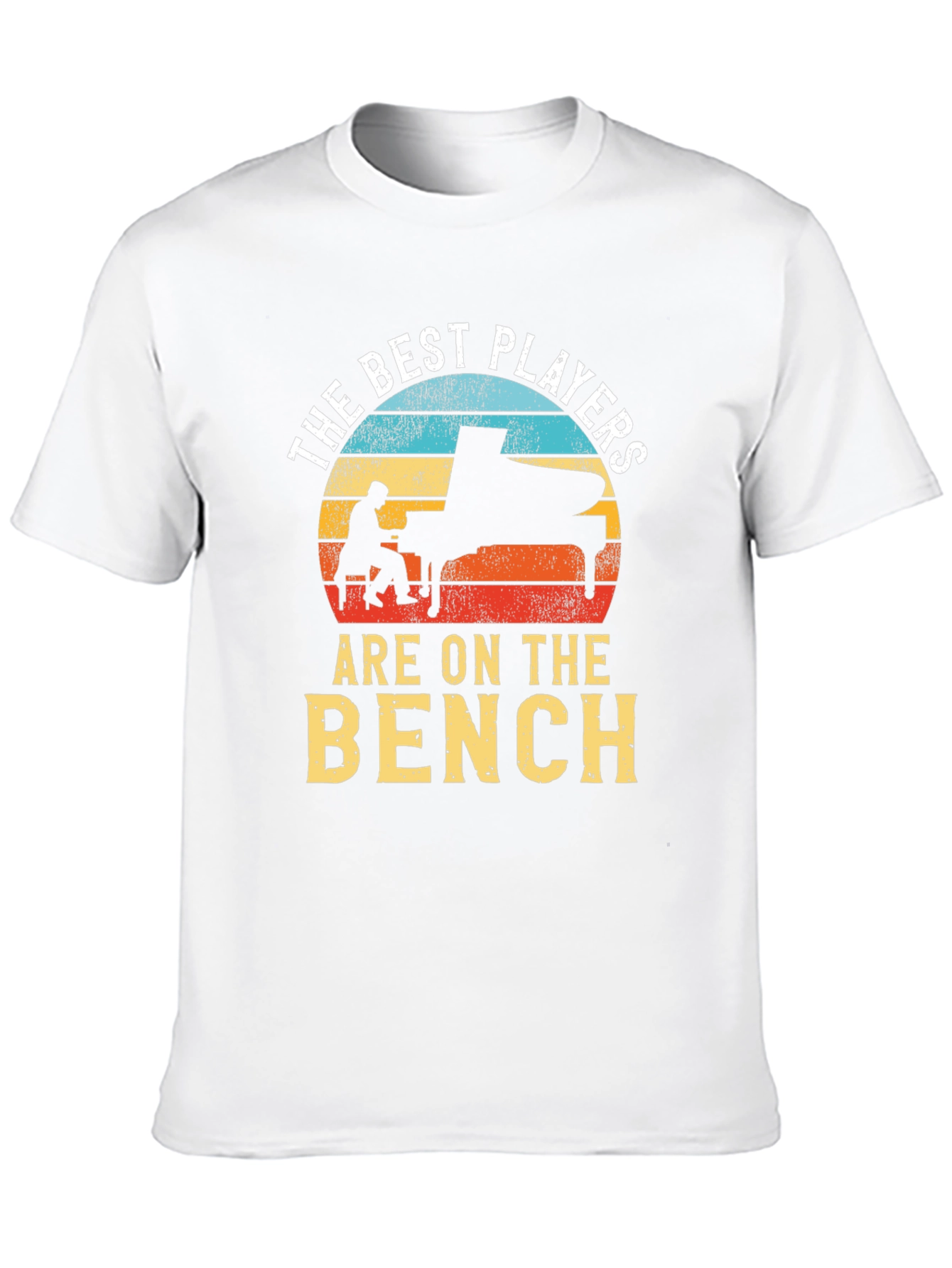 Black The Best Players are on the Bench T-Shirt - Piano Lover view 10