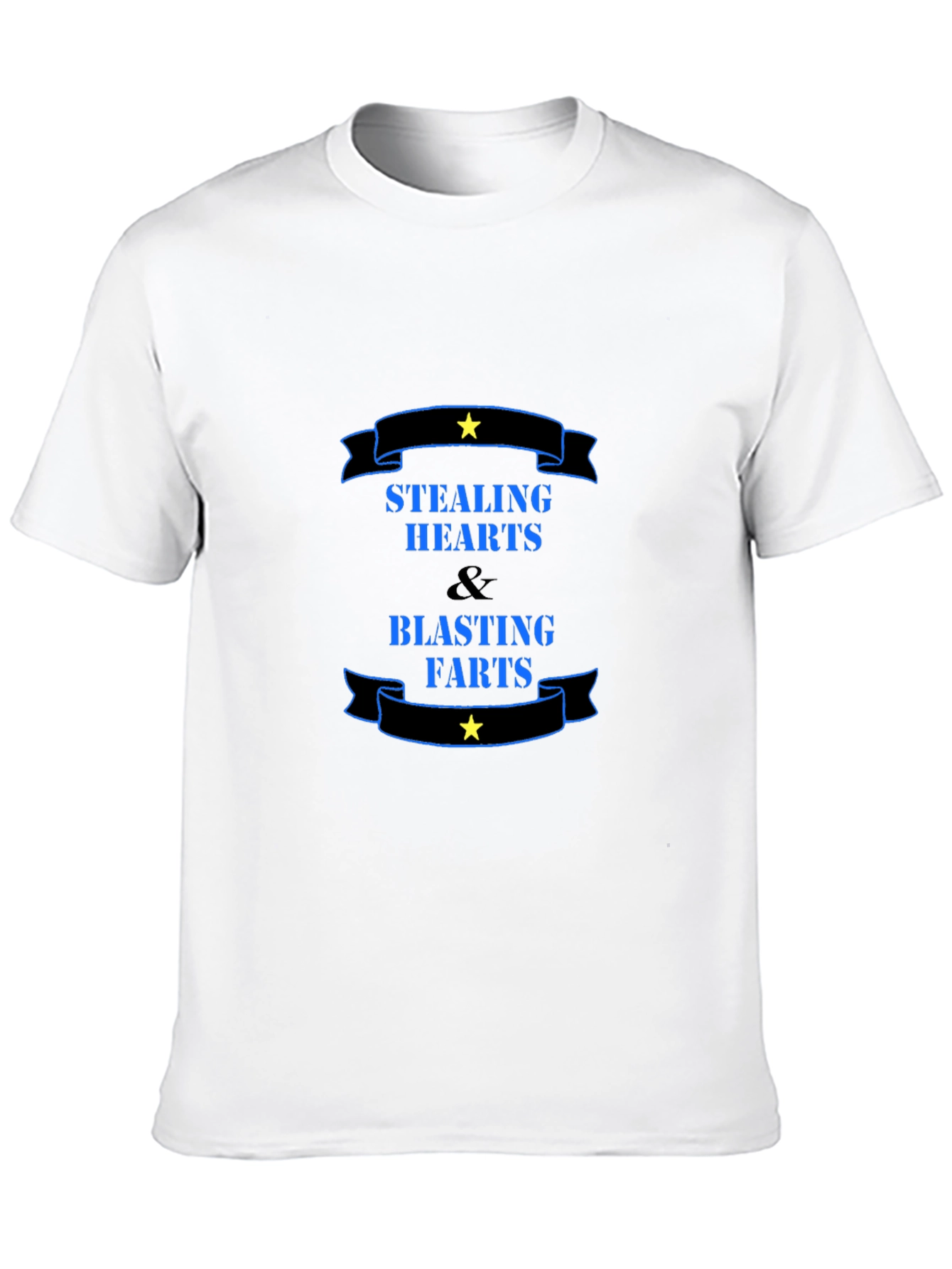 Black Stealing Hearts & Blasting Farts Black Graphic Tee view 10