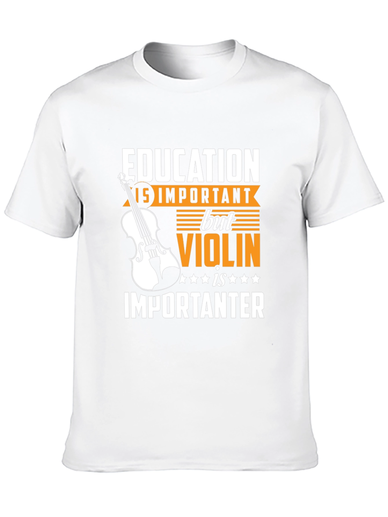 Black Education Violin is Importanter T-Shirt view 10
