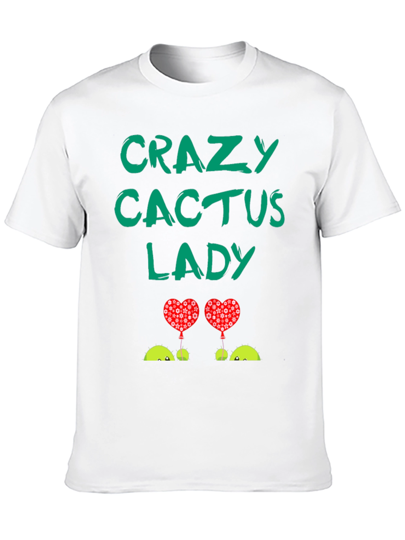 Black Crazy Cactus Lady T-Shirt view 10