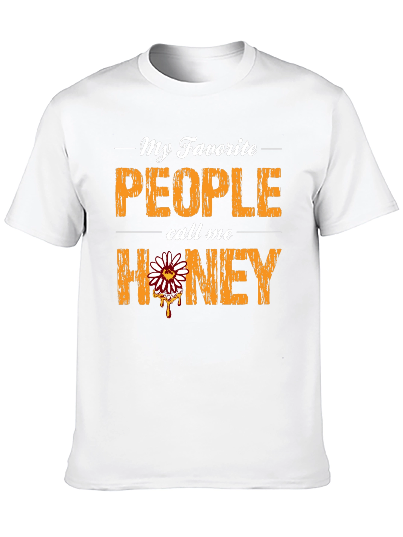 Black My Favorite People Call Me Honey T-Shirt view 10