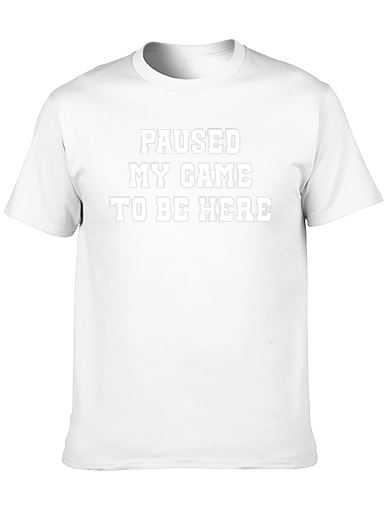 Black Paused My Game T-Shirt - Gamer Tee view 10
