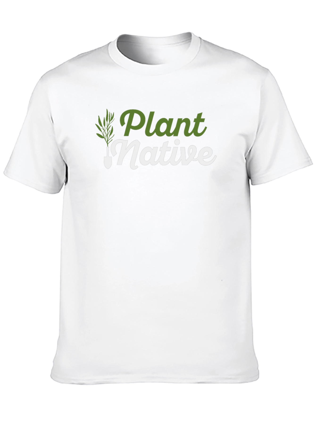 Black Plant Native Graphic T-Shirt - Black, Eco-Friendly view 10