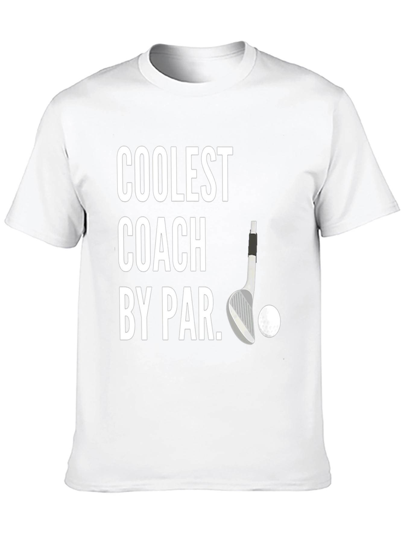 Black Coolest Coach By Par Golf T-Shirt view 10