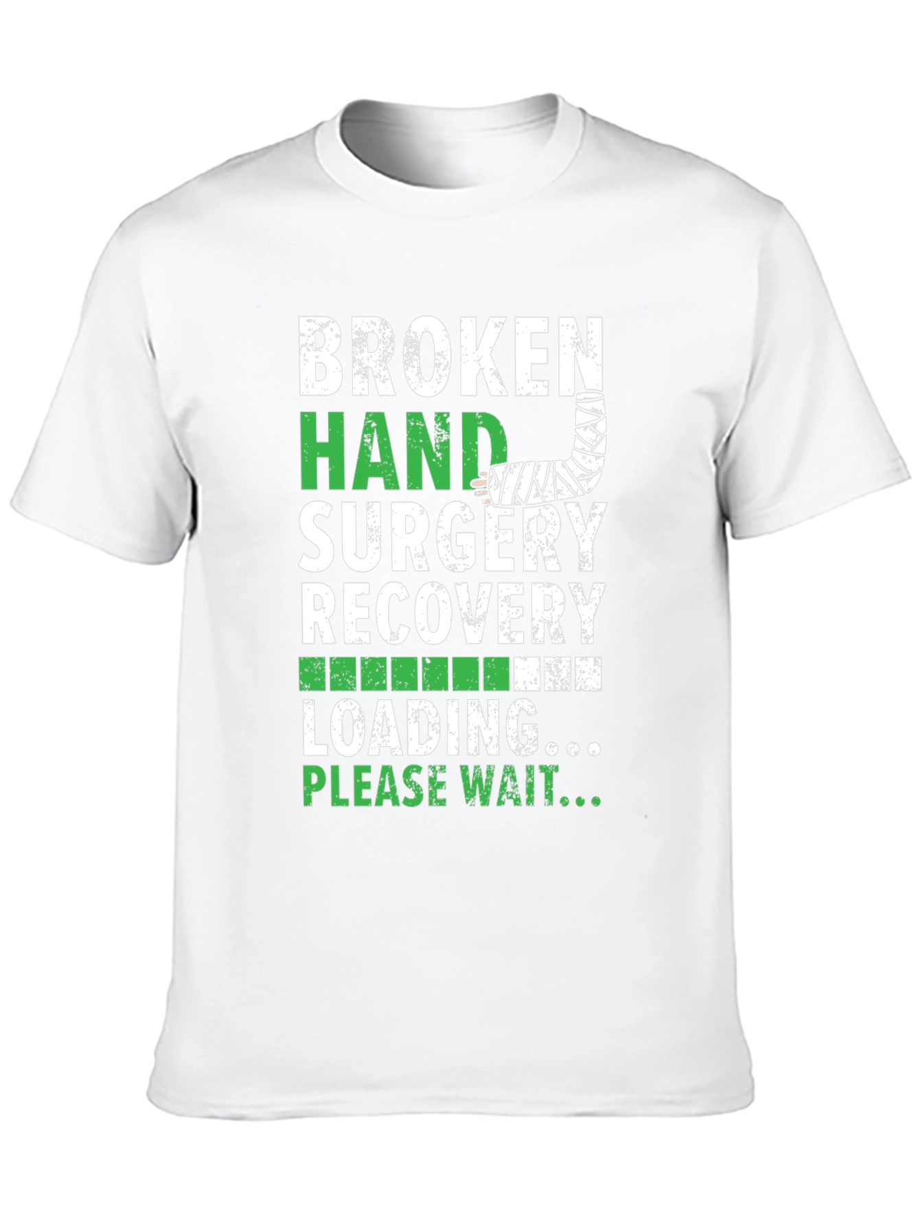 Black Broken Hand Surgery Recovery T-Shirt view 10
