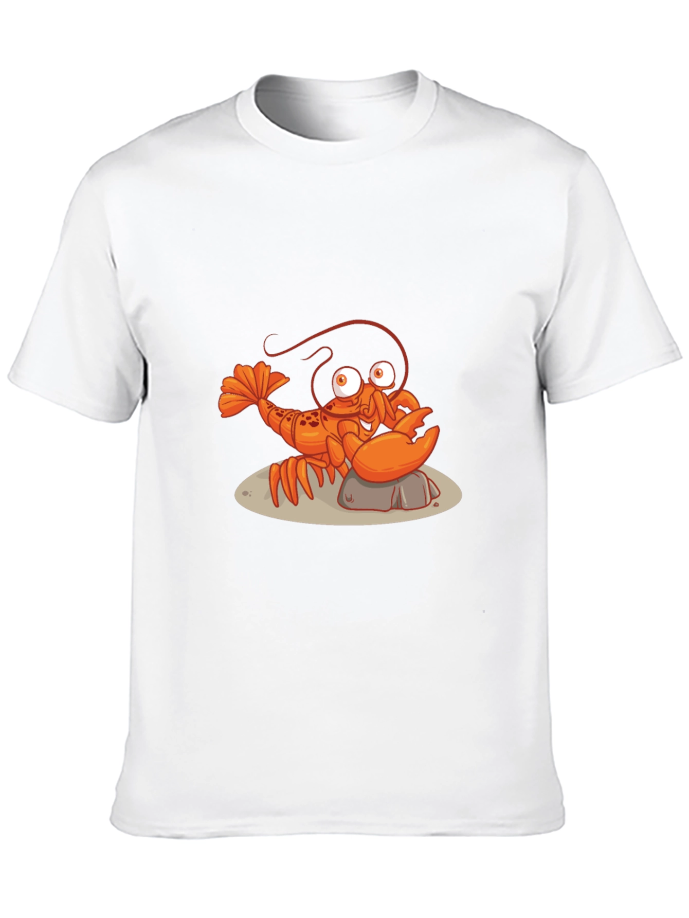 Black Lobster Graphic Tee - Quirky Black T-Shirt view 10