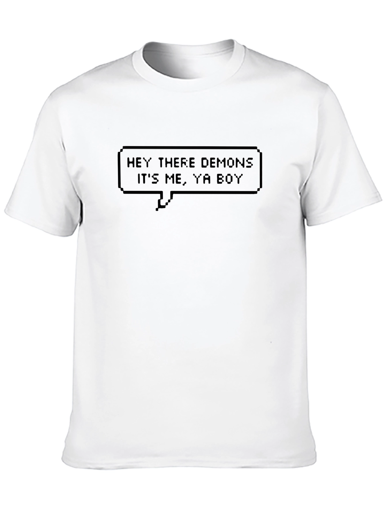 Black Hey There Demons T-Shirt - Black Graphic Tee view 10
