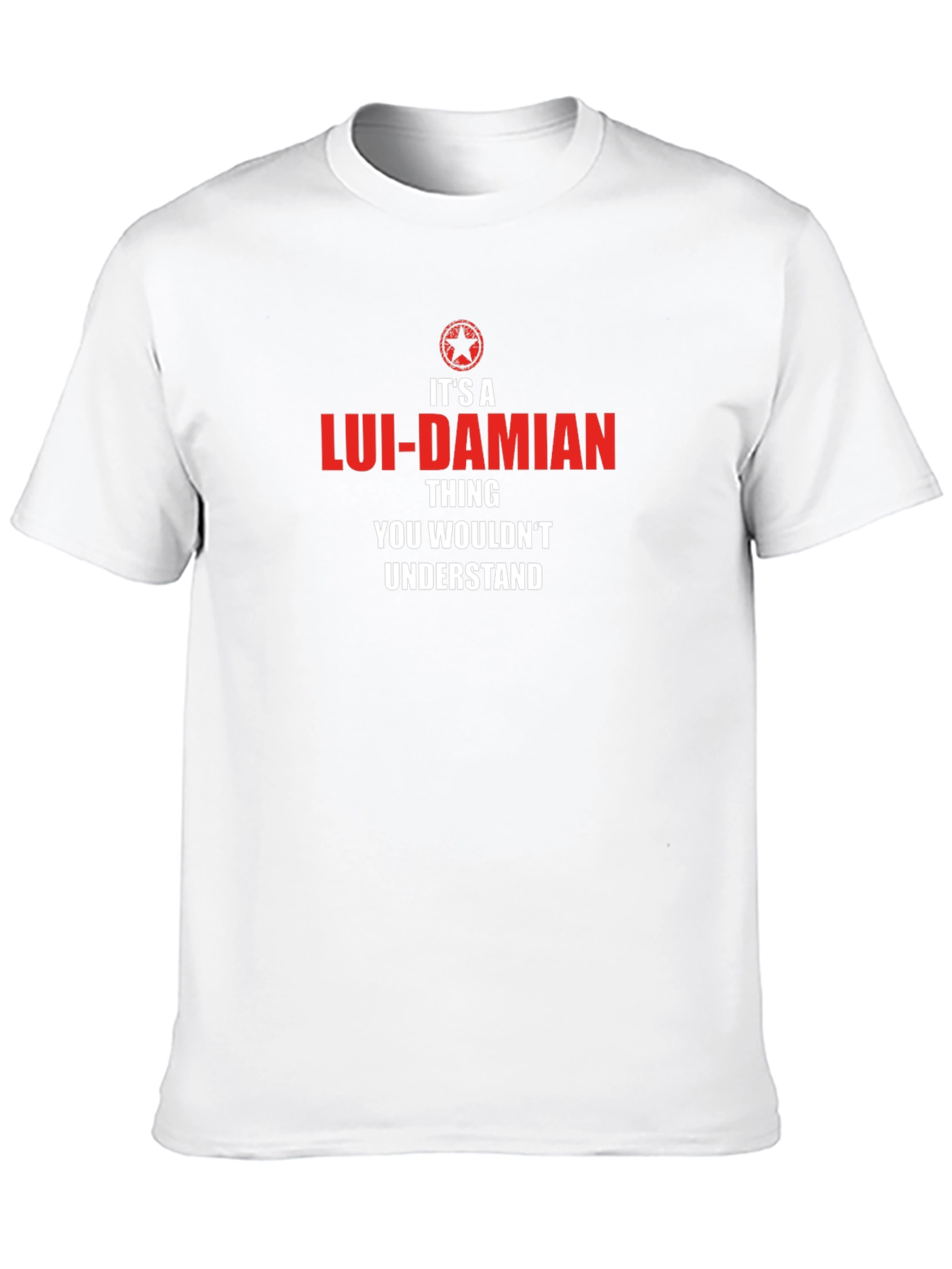 Black It's a Lui-Damian Thing T-Shirt view 10