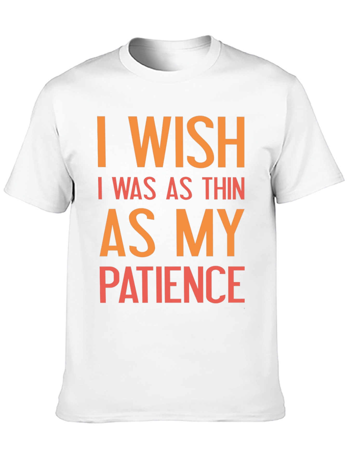 Black Funny I Wish Patience T-Shirt view 10